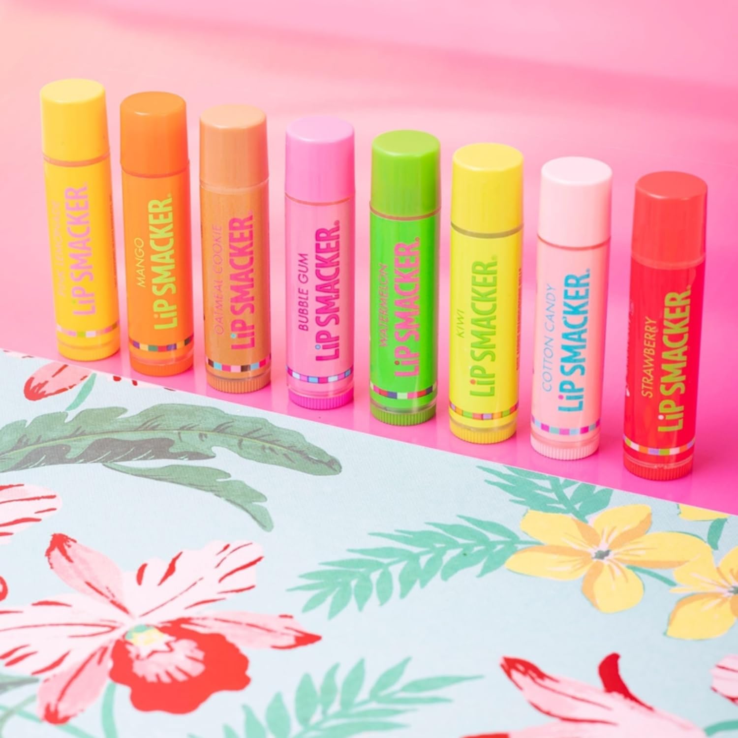 Lip Smacker Original & Best Holiday Flavored Lip Balm Party Pack, Oatmeal Cookie, Vanilla, Mango, Watermelon, Tropical Punch, Cotton Candy, Kiwi, Strawberry, Clear Lip Smacker Au supplements