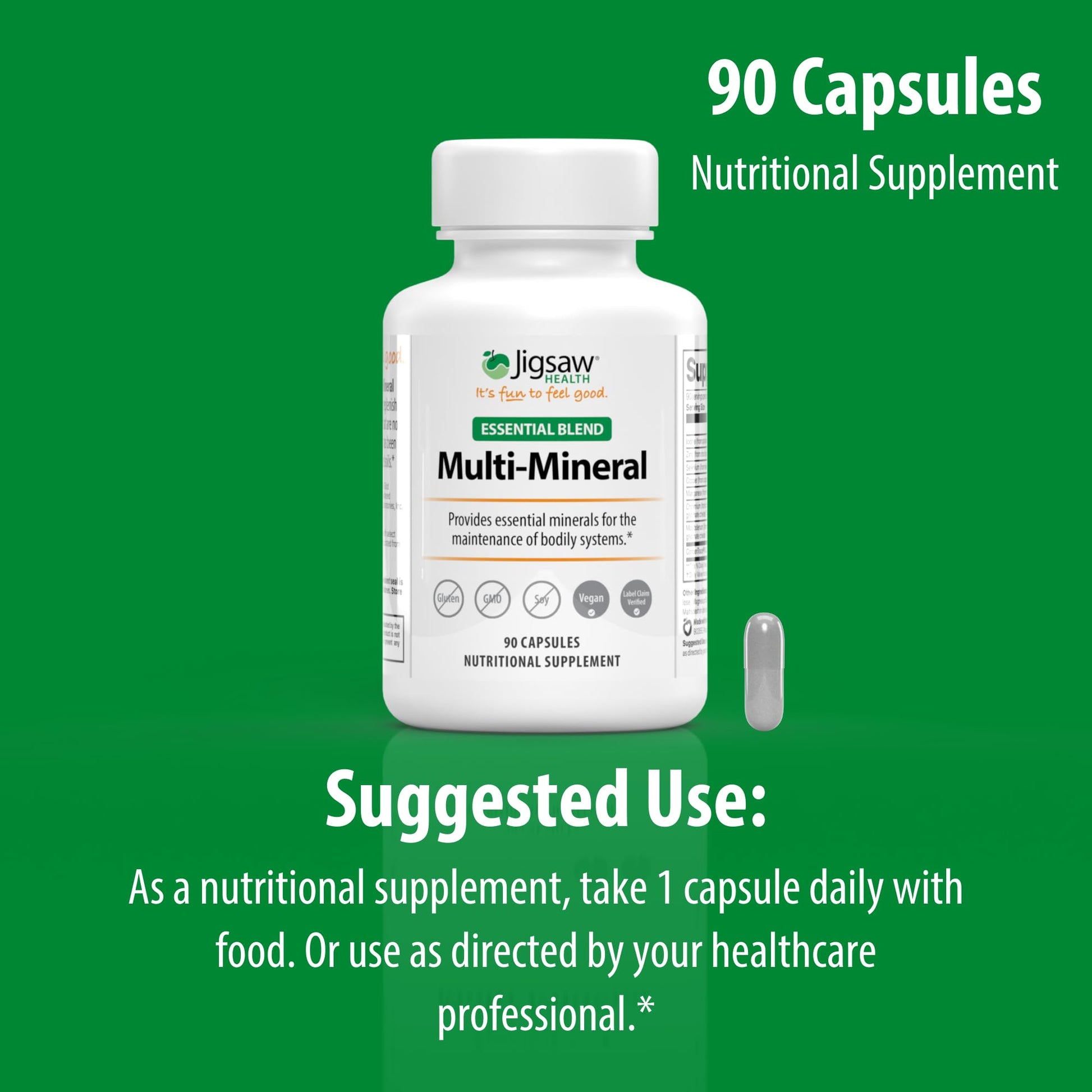 Jigsaw Health Multi-Mineral Essential Blend | 90 Capsules | 90 Servings Jigsaw Health Au supplements