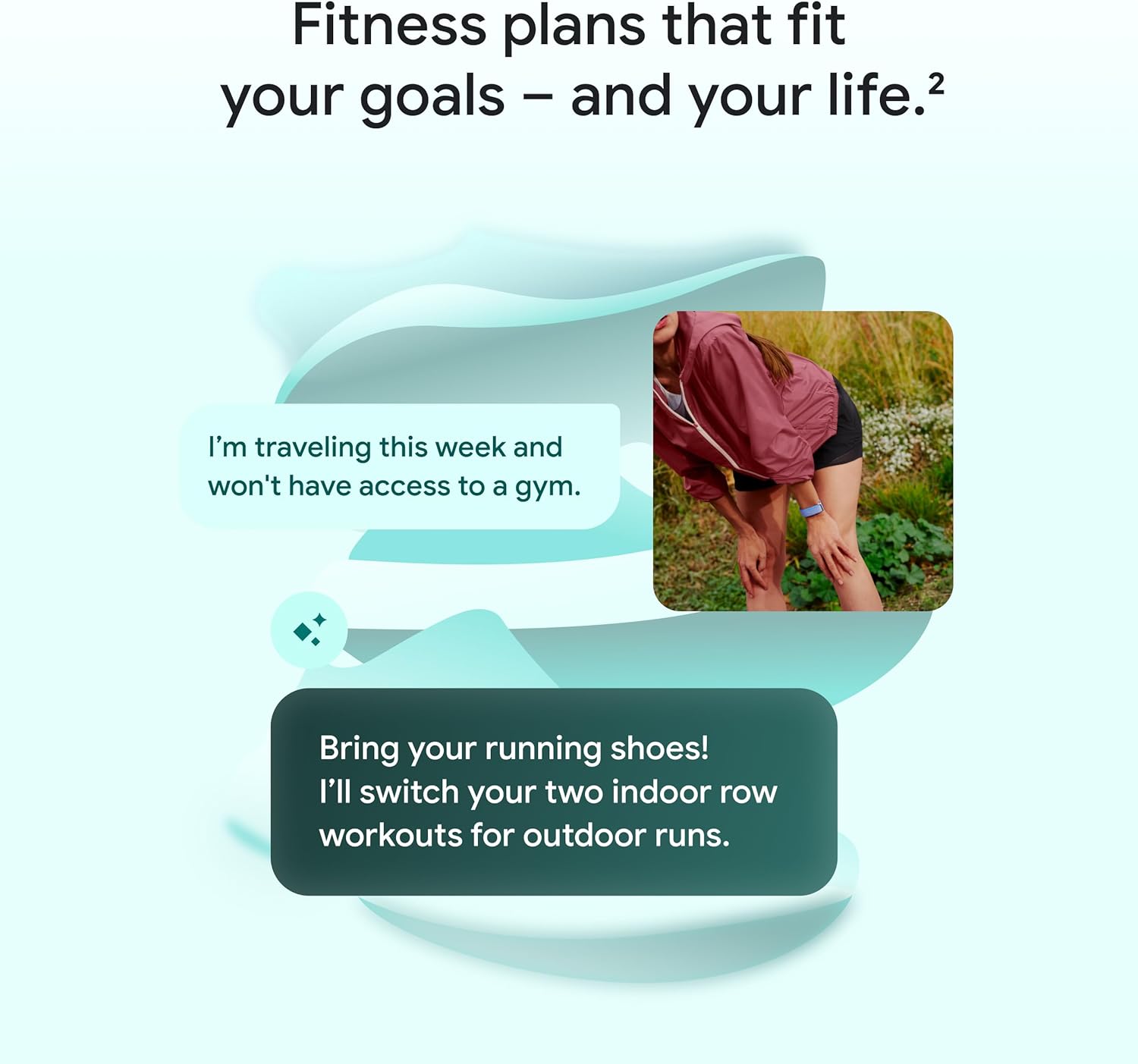 Google Fitbit Air - Screenless Activity Tracker with Fitness, Heart Rate, and Sleep Tracking - Personalized AI-Powered Coaching - Up to 7 Days’ Battery Life - Works with iOS and Android - Lavender