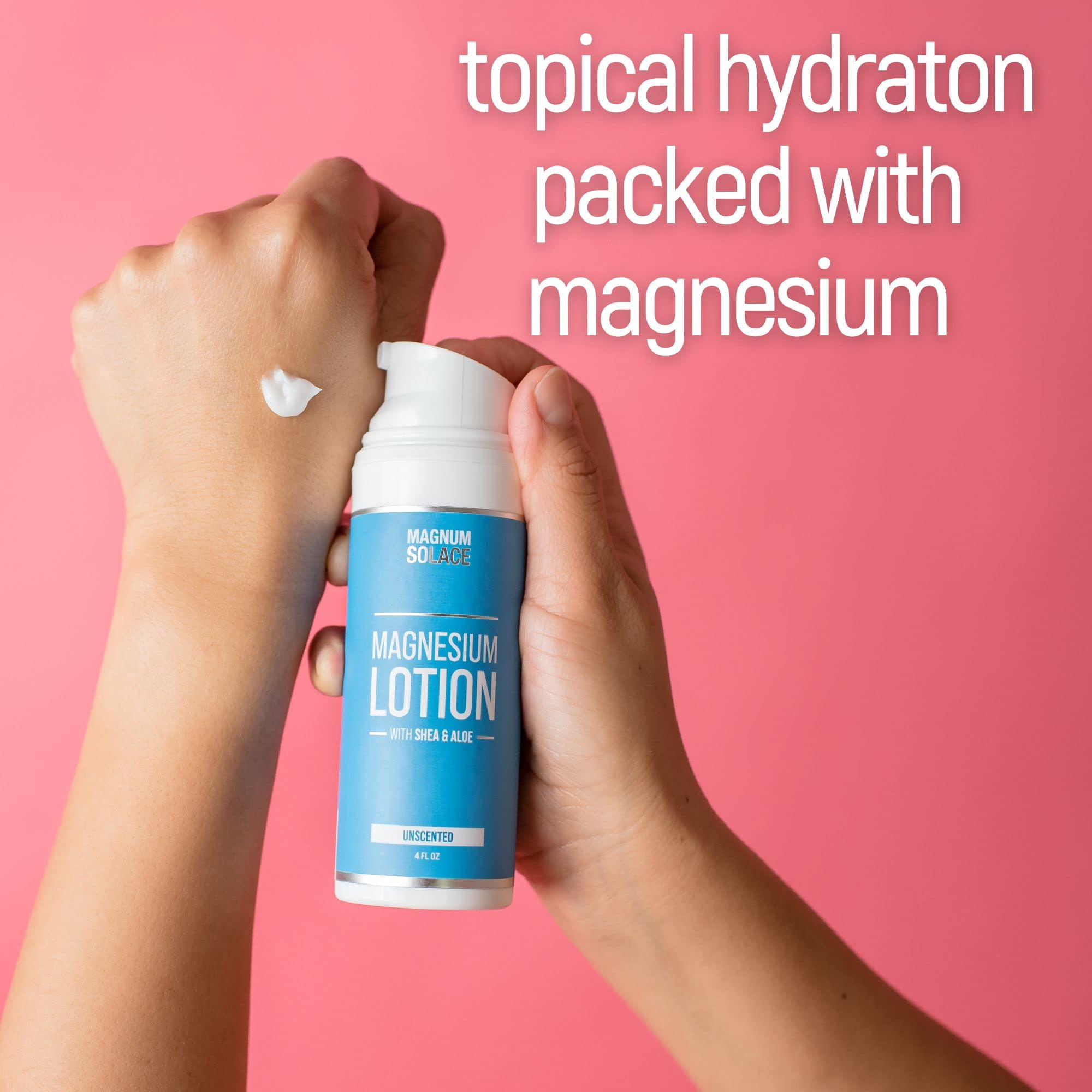 Magnum Solace Magnesium Lotion – Super Concentrated – Made with Aloe and Shea – For Leg Cramps, Sore Muscles & Joints, Rejuvenation – Safe for Kids, Made in the USA (Sandalwood) Magnum Solace Au supplements