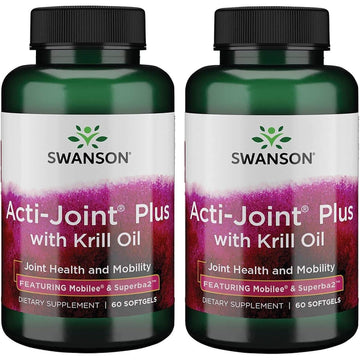 Swanson Acti-Joint Plus with Krill Oil 60 Sgels (2 Pack) Swanson Au supplements