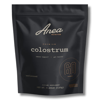 Anea Colostrum - Unflavored | Rich in Immunoglobulins & Lactoferrin | Supports Gut Health, Immunity & Recovery | Calf-First Promise | Made in USA | Made in GMP Facility Anea Nutrition Au supplements
