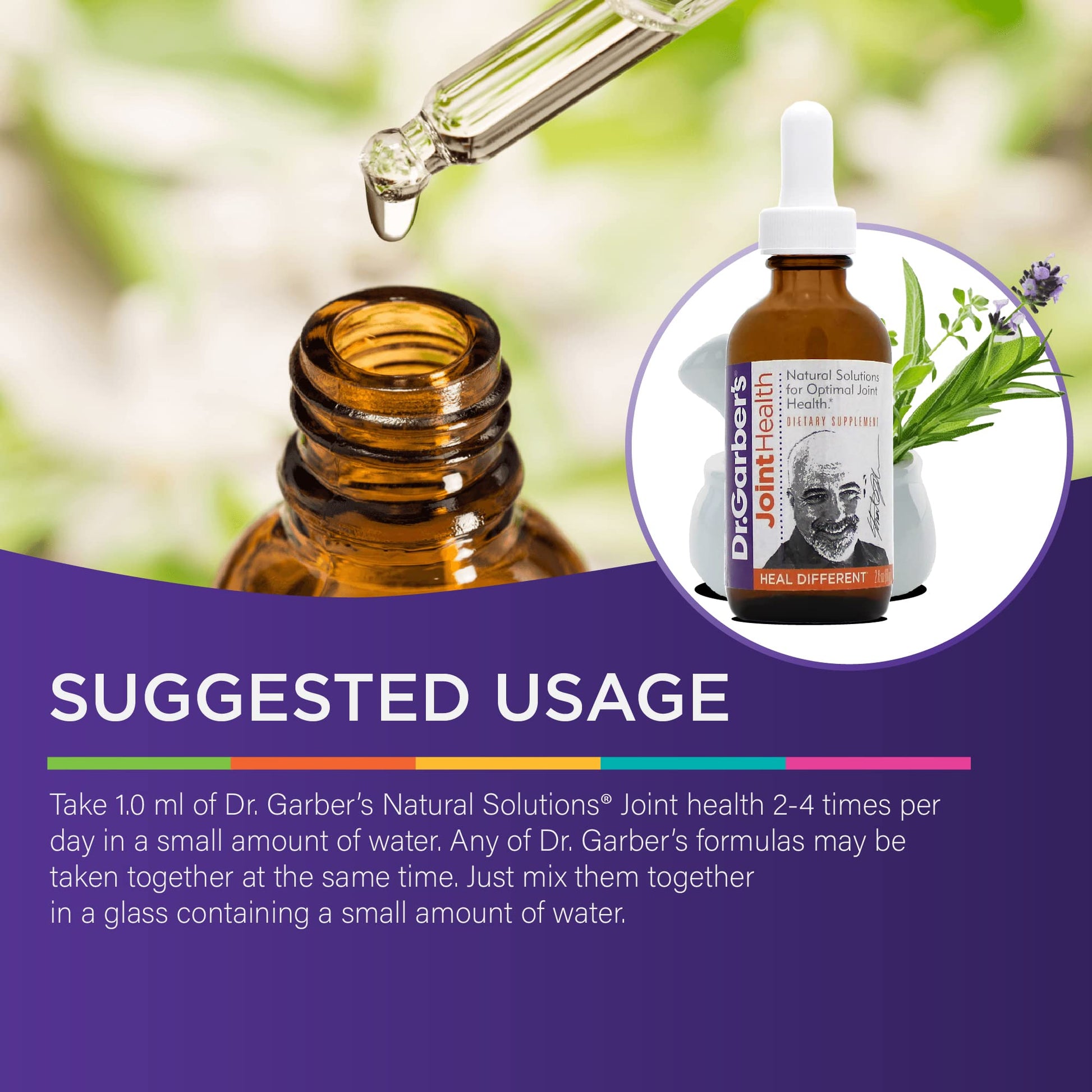 Dr. Garber's Natural Solutions Joint Health Oral Drops - Gemmotherapy Liquid Supplement for Healthy Joint Support & Function, Joint Repair, and Improved Mobility & Flexibility - 60ml DR.GARBER'S Au supplements