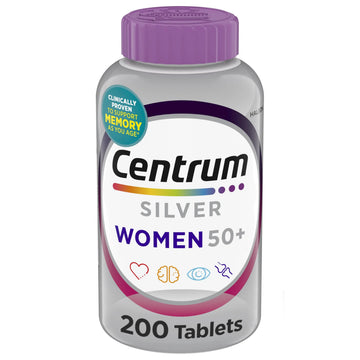 Centrum Silver Women's Multivitamin for Women 50 Plus, Multivitamin/Multimineral Supplement with Vitamin D3, B Vitamins, Non-GMO Ingredients Centrum Au supplements