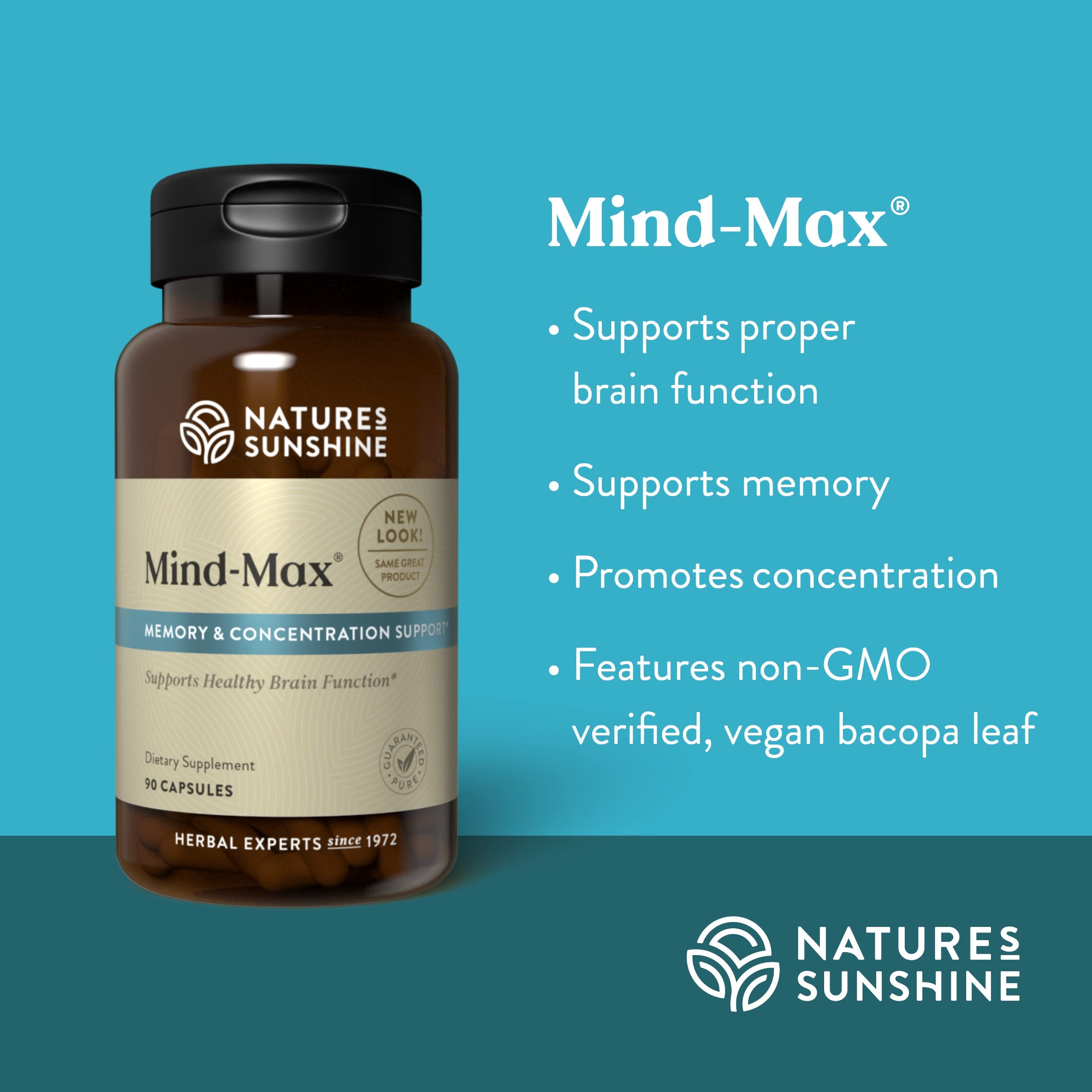 Nature's Sunshine Mind-Max 90 Capsules Nature's Sunshine Au supplements