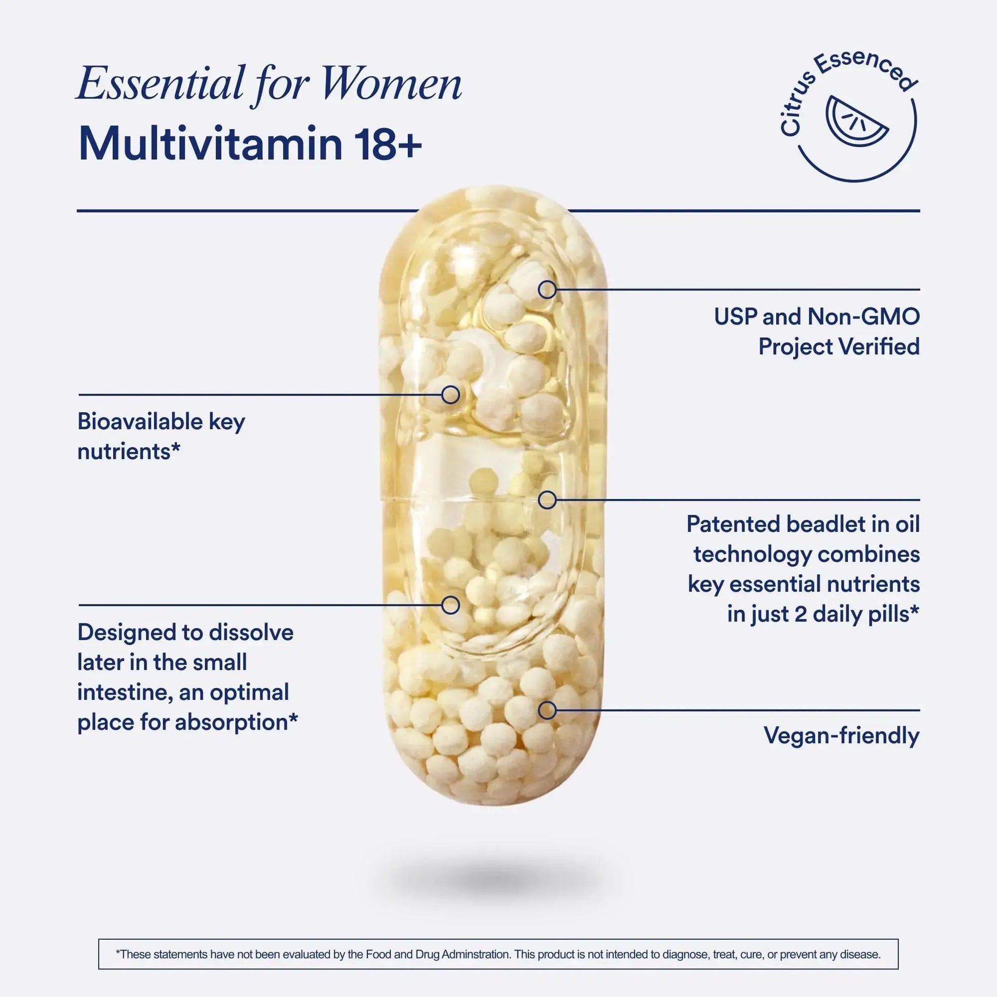 Ritual Multivitamin for Women 18+ with Vitamin D3 for Immune Support*, Vegan Omega 3 DHA, B12, Iron Ritual Au supplements