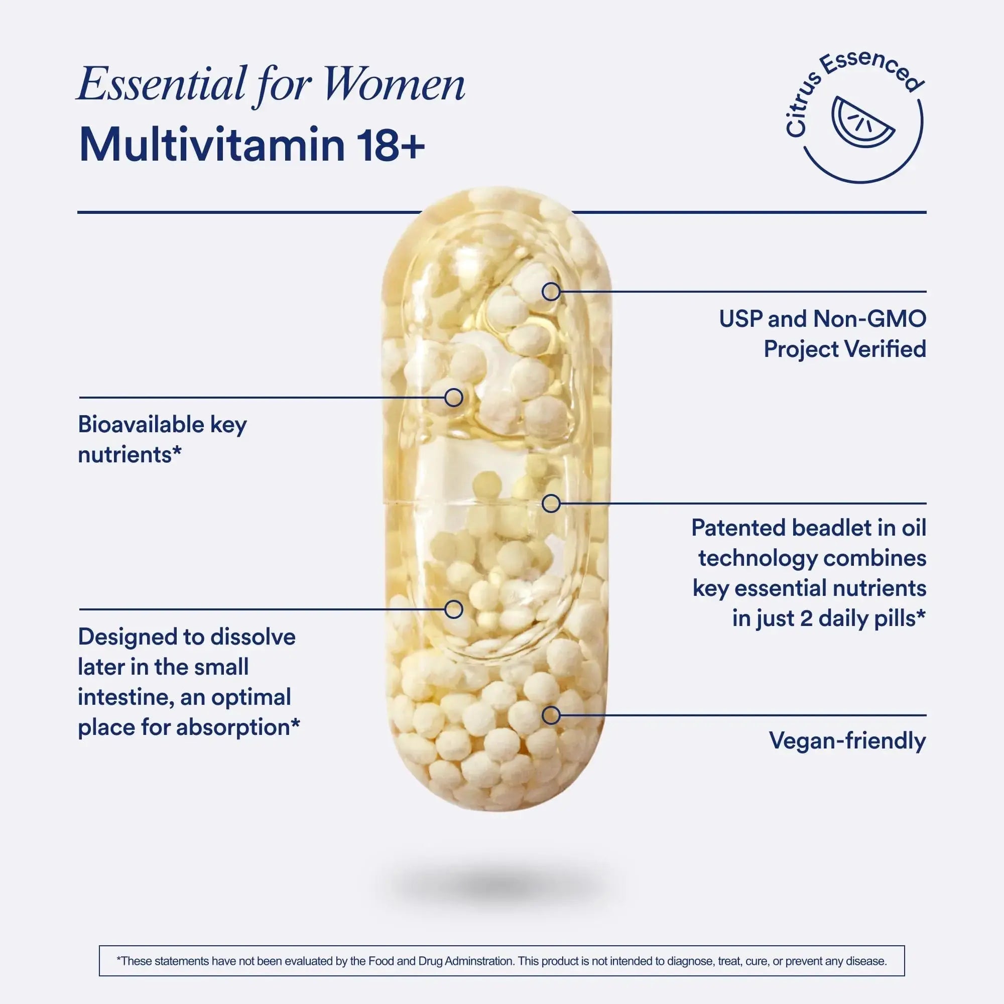 Ritual Multivitamin for Women 18+ with Vitamin D3 for Immune Support*, Vegan Omega 3 DHA, B12, Iron Ritual Au supplements