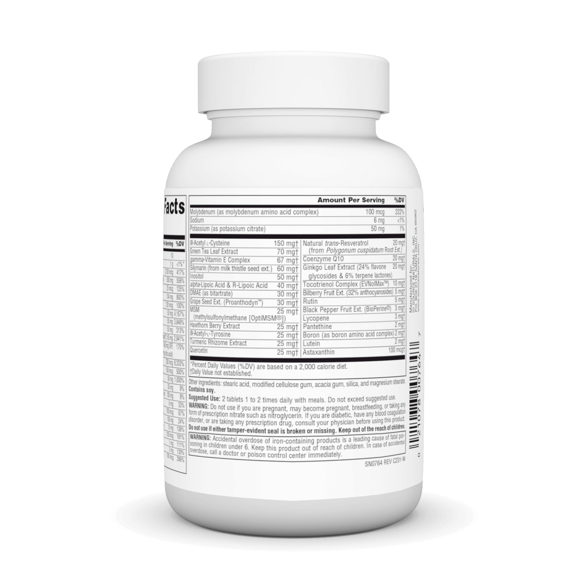 Source Naturals Life Force Multiple Daily Multivitamin High Potency Essential Vitamins, Minerals, Antioxidants & Nutrients - Energy & Immune Boost - 30 Tablets Source Naturals Au supplements