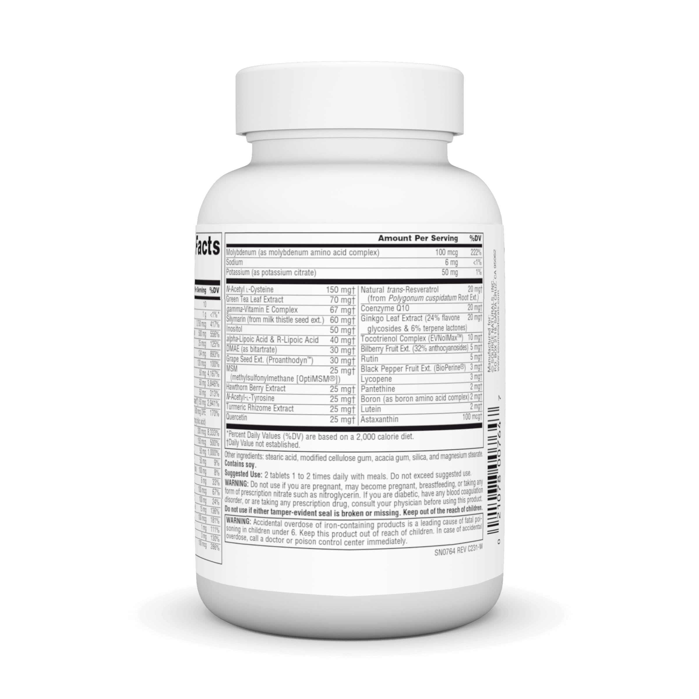 Source Naturals Life Force Multiple Daily Multivitamin High Potency Essential Vitamins, Minerals, Antioxidants & Nutrients - Energy & Immune Boost - 30 Tablets Source Naturals Au supplements