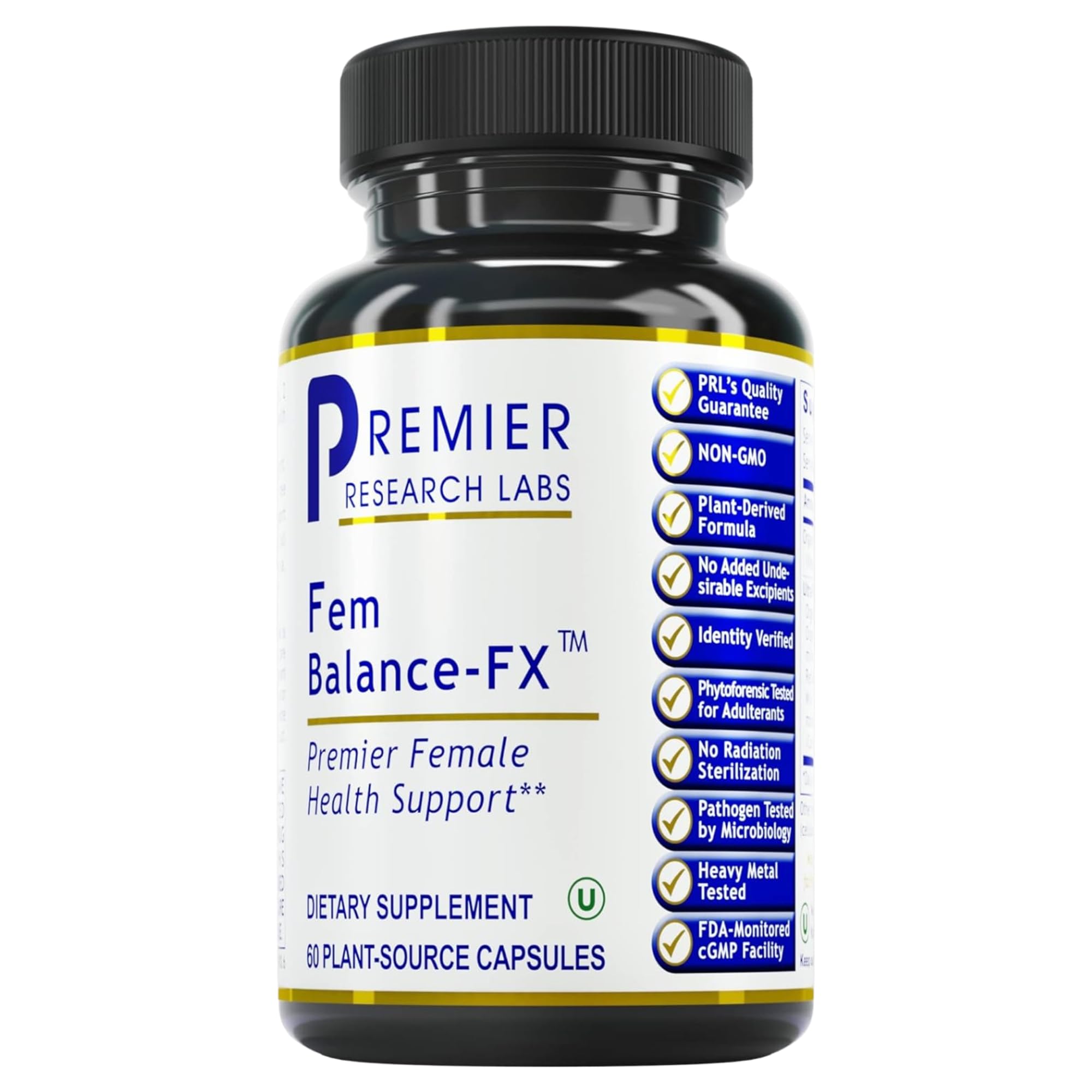 Premier Research Labs Fem Balance FX- Chasteberry Supplement for Women Hormone Balance Support, Chaste Tree Supplement w/Organic Chasteberry Extract, Natural Support for Women- 60 Vegetarian Capsules Premier Research Labs Au supplements