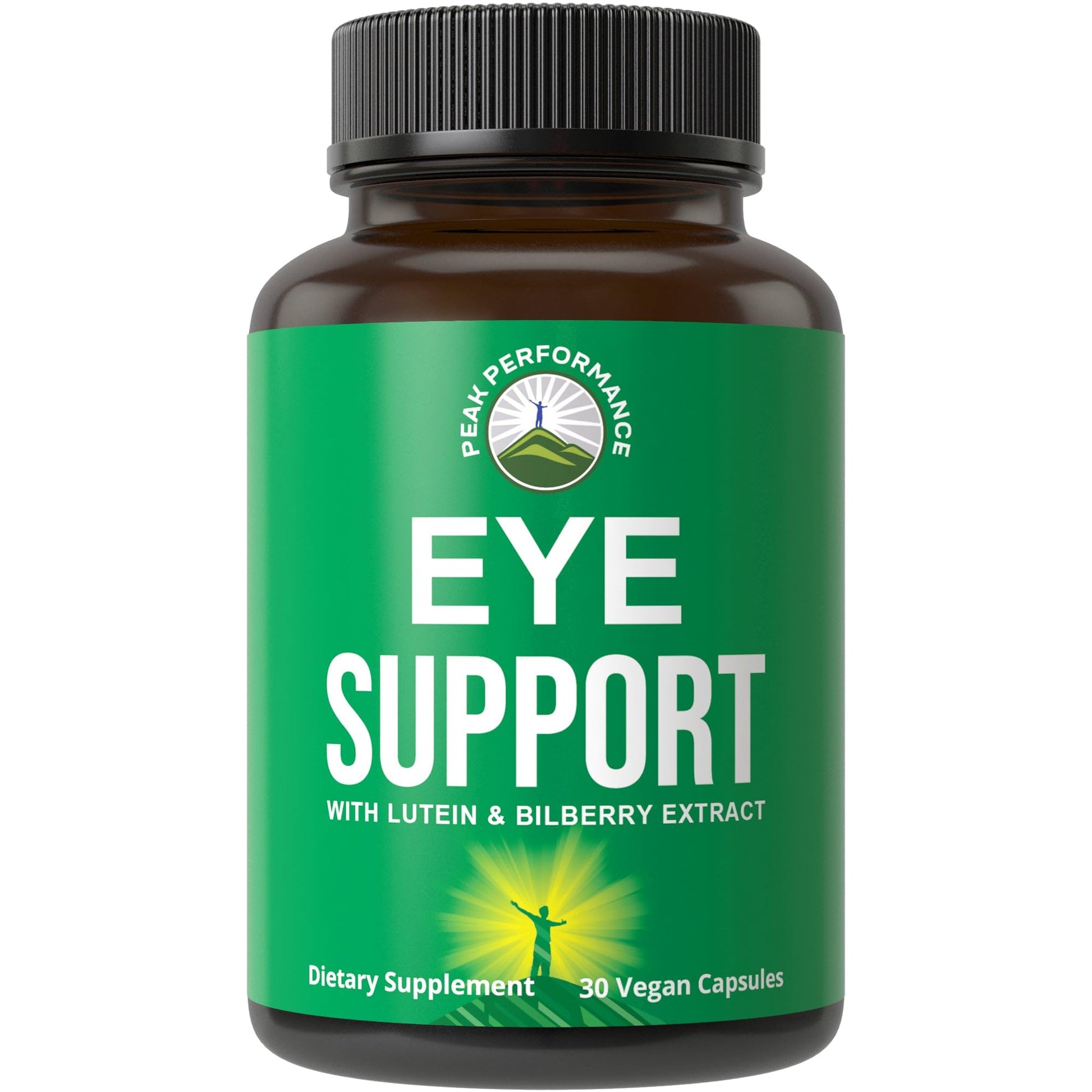 Peak Performance Eye Vitamins - Macular Support Supplement with Lutein, Zeaxanthin, Astaxanthin, Carotenoids, Bilberry Extract. Capsules for Aging Eyes, Computer, Smartphone Users. Avoid Degeneration Peak Performance Au supplements