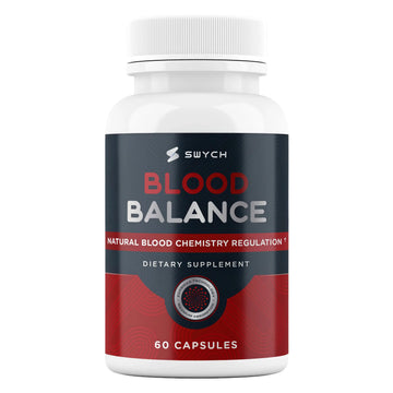 Blood Balance Supplement for Healthy Blood Support, Circulation, Metabolism & Vitality | Energy Formula with Premium Ingredients | Holistic Products to Support Cardiovascular Function – 60 Capsules SWYCH Au supplements