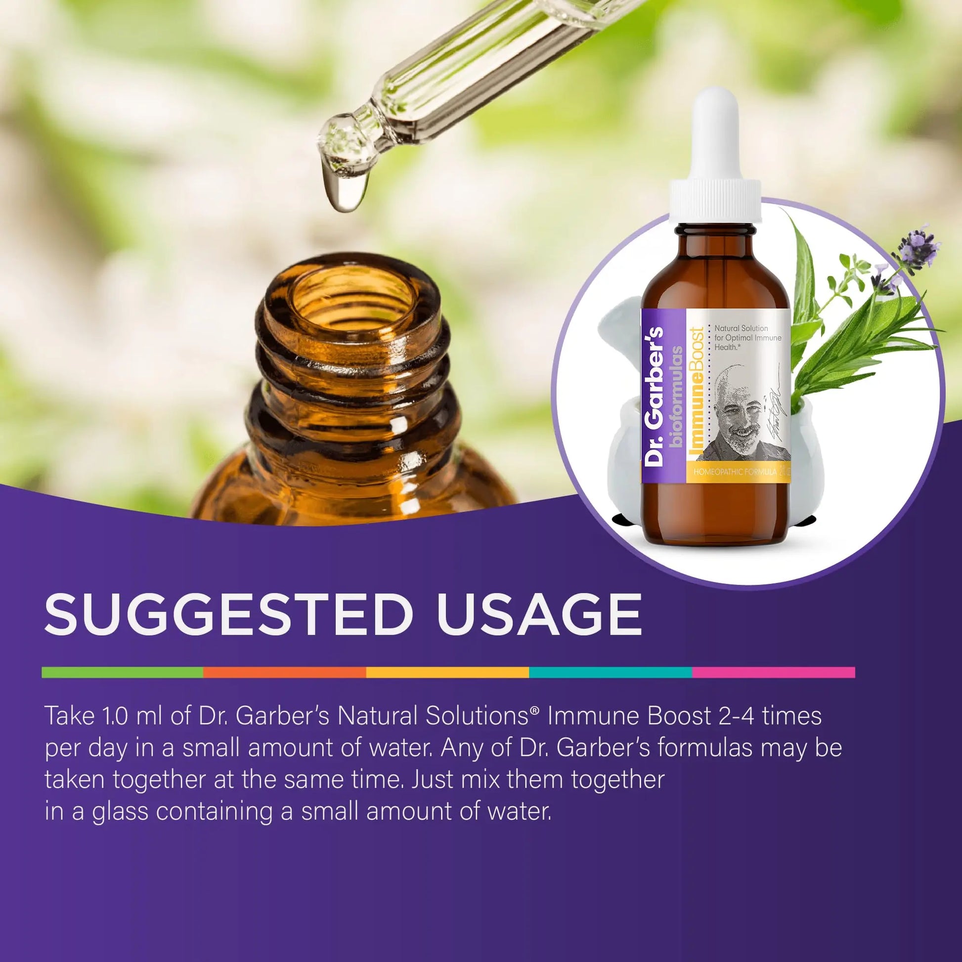 Dr. Garber's Natural Solutions Immune Boost Health Oral Drops - Gemmotherapy Liquid Supplement to Strengthen Immunity, Support Immune System, Increase Resistance, & Contains Antioxidants - 60ml DR.GARBER'S Au supplements