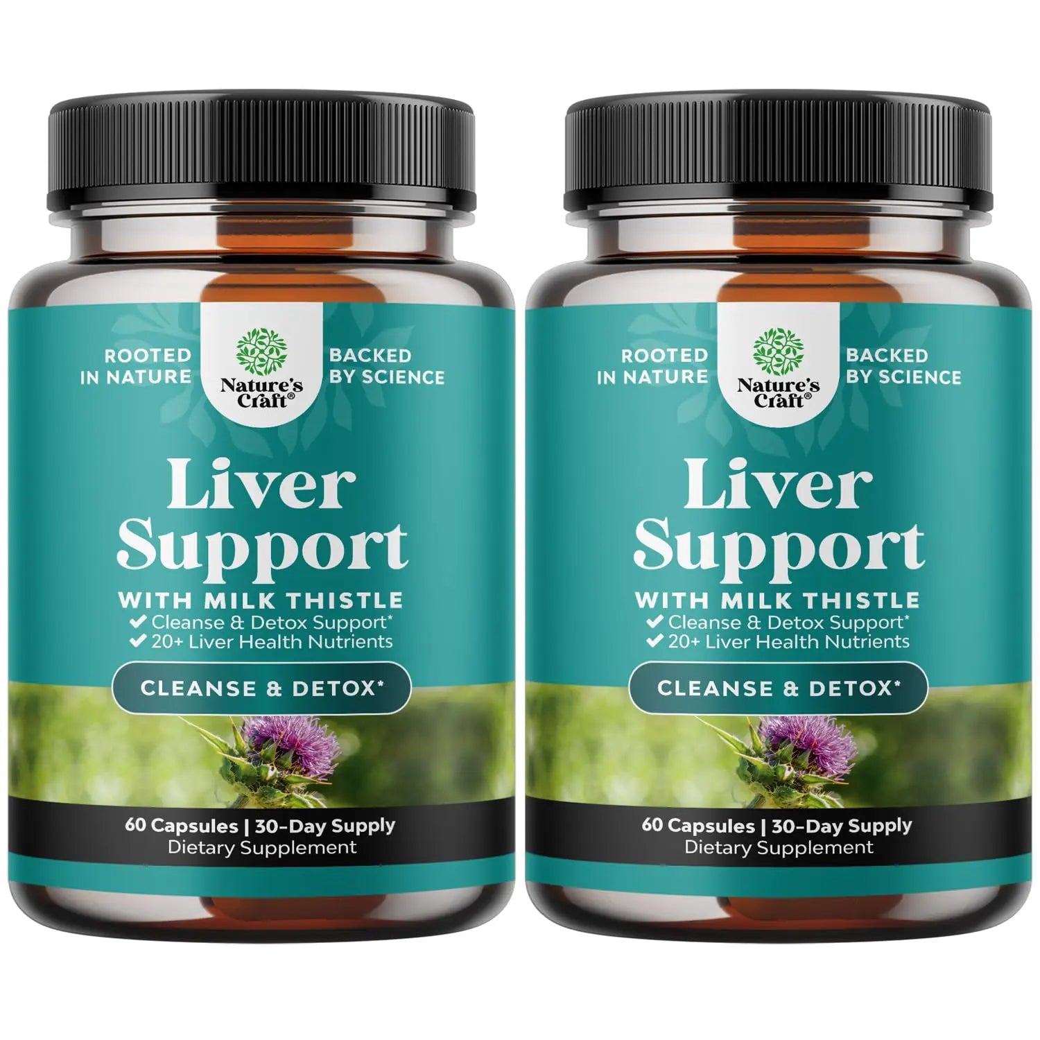 Liver Cleanse Detox & Repair Formula - Herbal Liver Support Supplement Natures Craft Au supplements