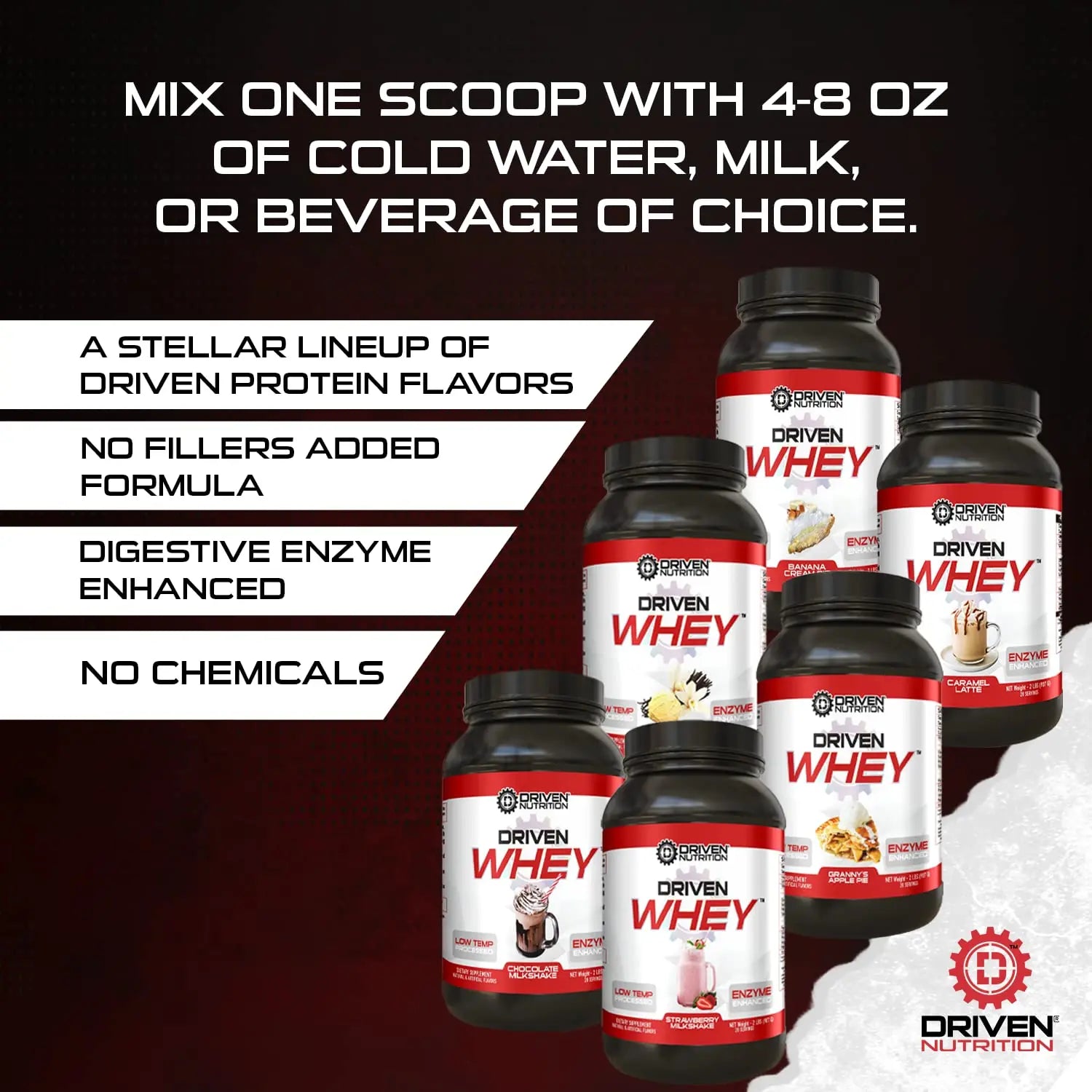 Driven WHEY- Grass Fed Whey Protein Powder: Delicious, Clean Protein Shake Driven Nutrition Au supplements
