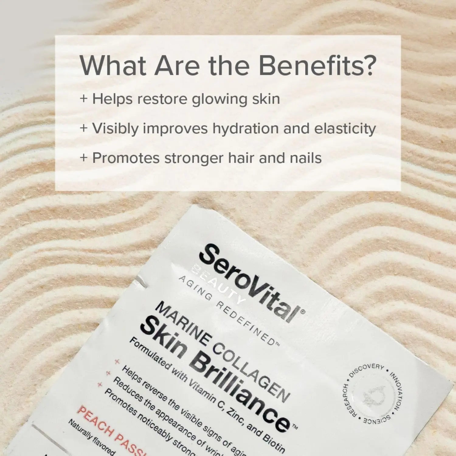 Serovital Skin Brilliance Marine Collagen – Hydrolyzed Marine Collagen Peptides Serovital Au supplements