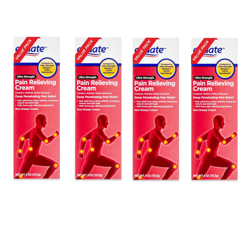 Equate Ultra Strength Pain Relieving Cream, Equate Ultra Strength Pain Relieving Cream Muscle Rub, 4 oz, Pack of 4 Aus Healthcare Au supplements