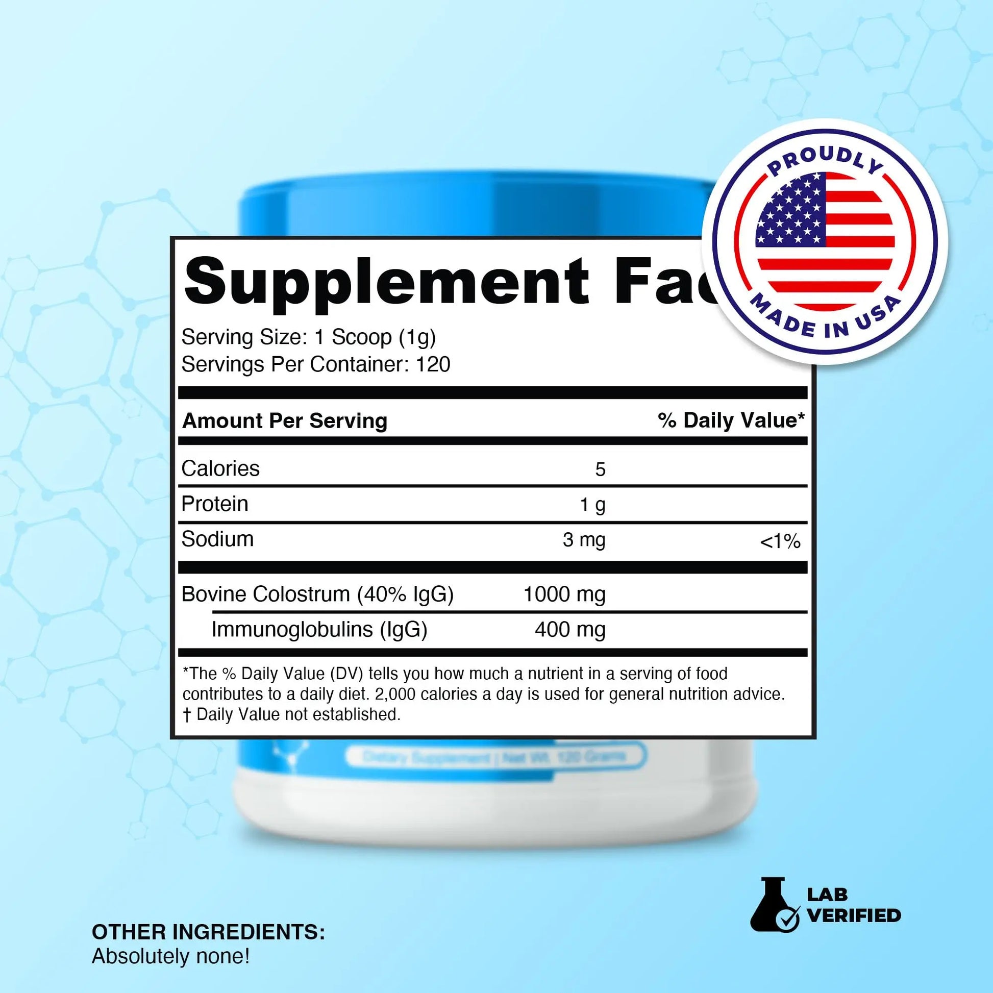 Prime Powders Colostrum Over 40% IgG, Grass Fed, Gut Health, Bloating Immunity Skin Prime Powders Au supplements