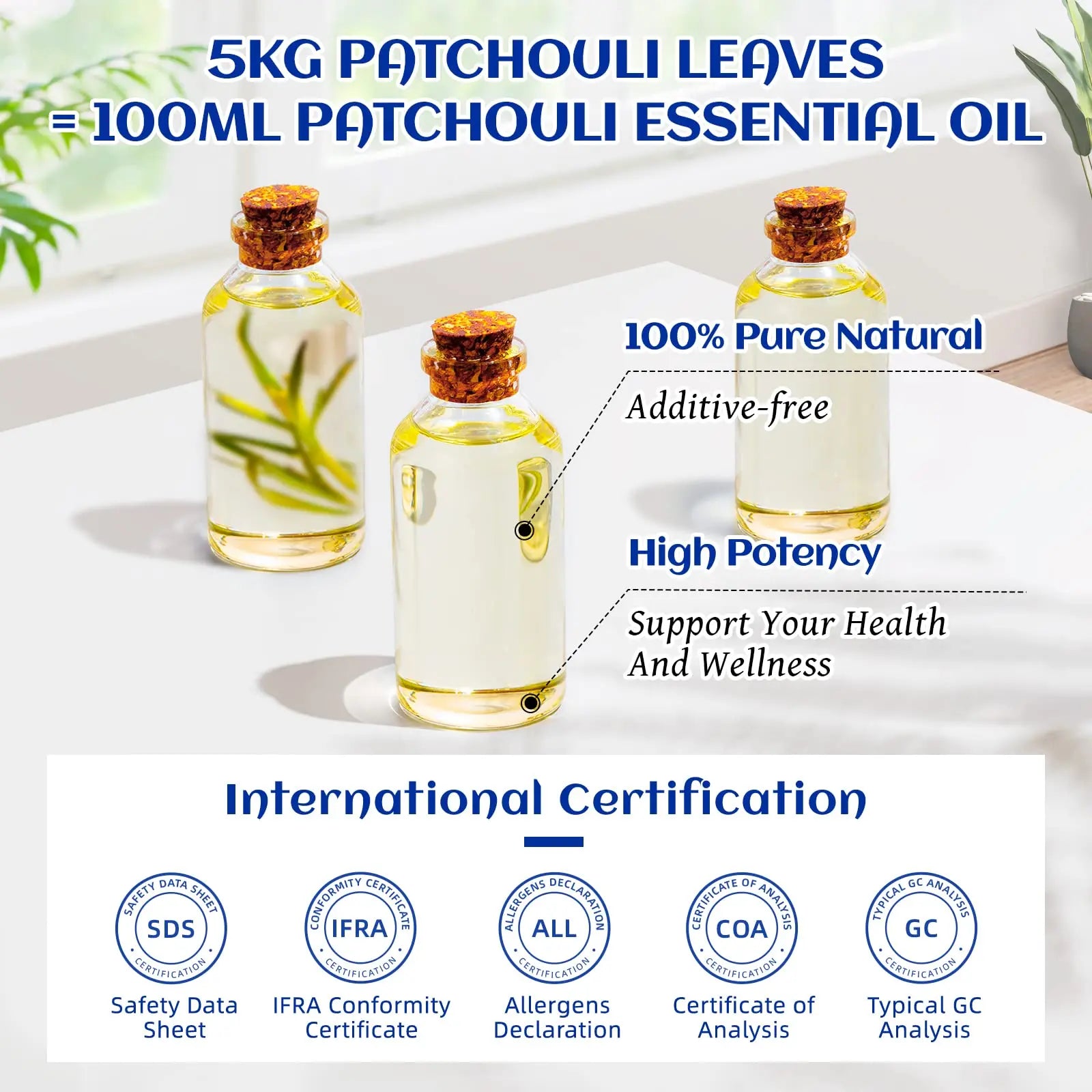 HIQILI Patchouli Essential Oil 100ML, Pure Natural, for Perfume Making, Diffuser and Skin HIQILI Au supplements