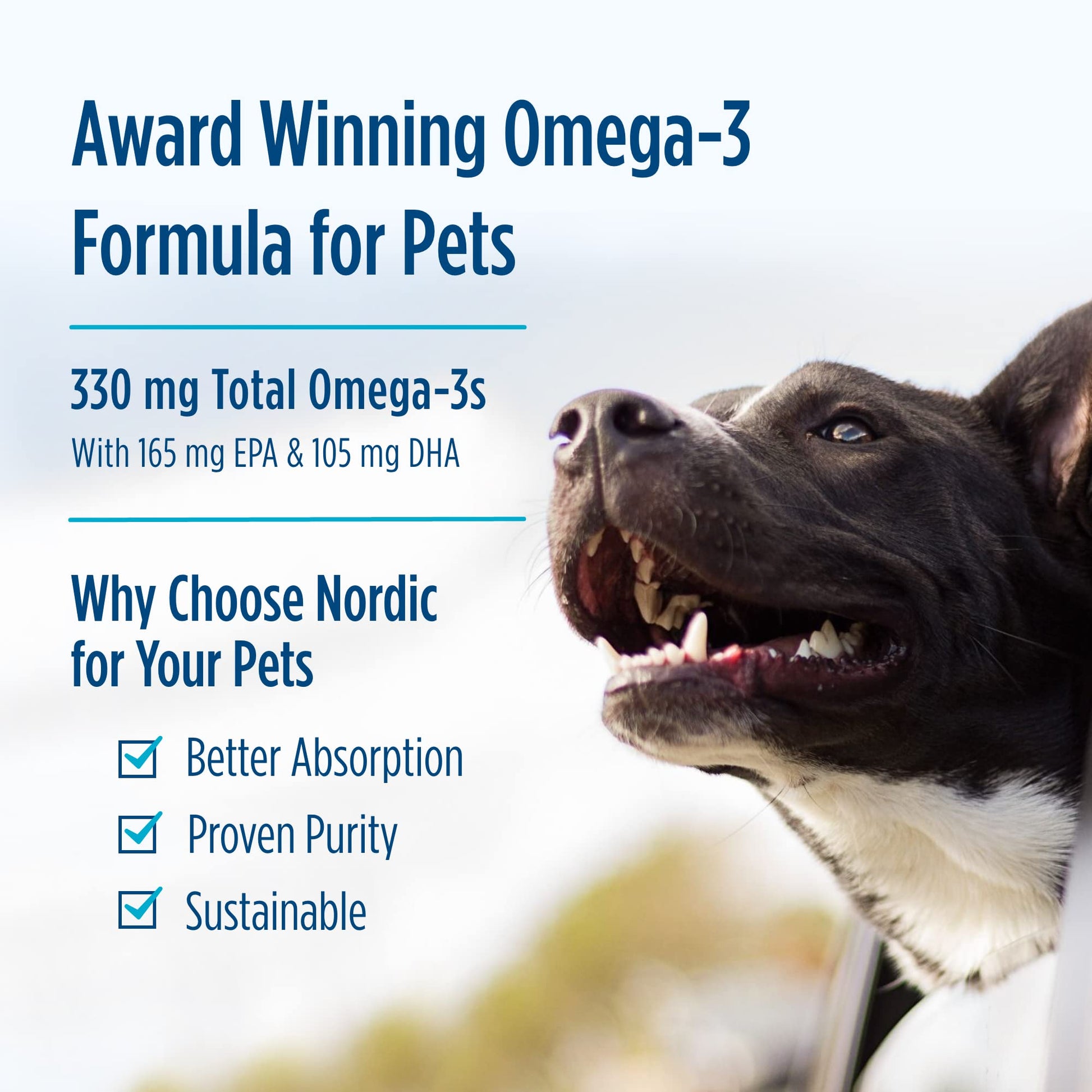 Nordic Naturals Omega-3 Pet, Unflavored - 180 Soft Gels - 320 mg Omega-3 Per Soft Gel - Fish Oil for Dogs with EPA & DHA - Promotes Heart, Skin, Coat, & Immune Health Nordic Naturals Au supplements
