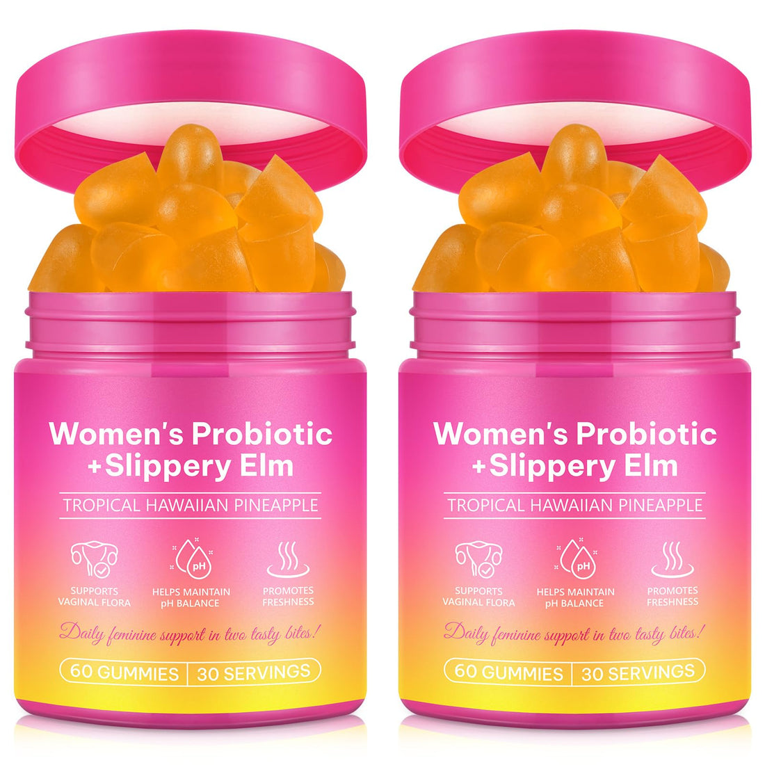 Onznoz Feminine Balance Gummies for Women, Vaginal Probiotics with Prebiotics & Lactobacillus Probiotic Blend, Supports pH Balance & Immune Health, Womens Probiotic Slippery Elm Onznoz Au supplements