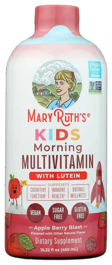 MaryRuth's Kids Liquid Morning Multivitamin | Kids Multivitamin | Immune Support | Vitamin C & D | Kids Vitamins | MaryRuth Organics Au supplements