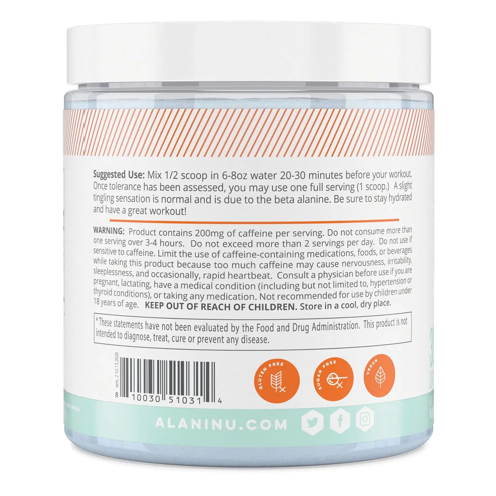 Alani Nu Pre Workout Powder | Amino Energy Boost | Endurance Supplemen Alani Nu Au supplements