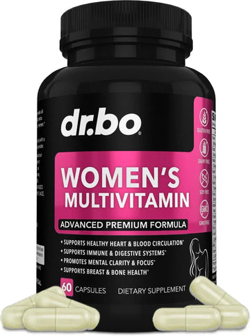 Womens Multivitamin - Natural Daily Multi Vitamins for Women - Womans Energy Vitamin DR. BO Au supplements