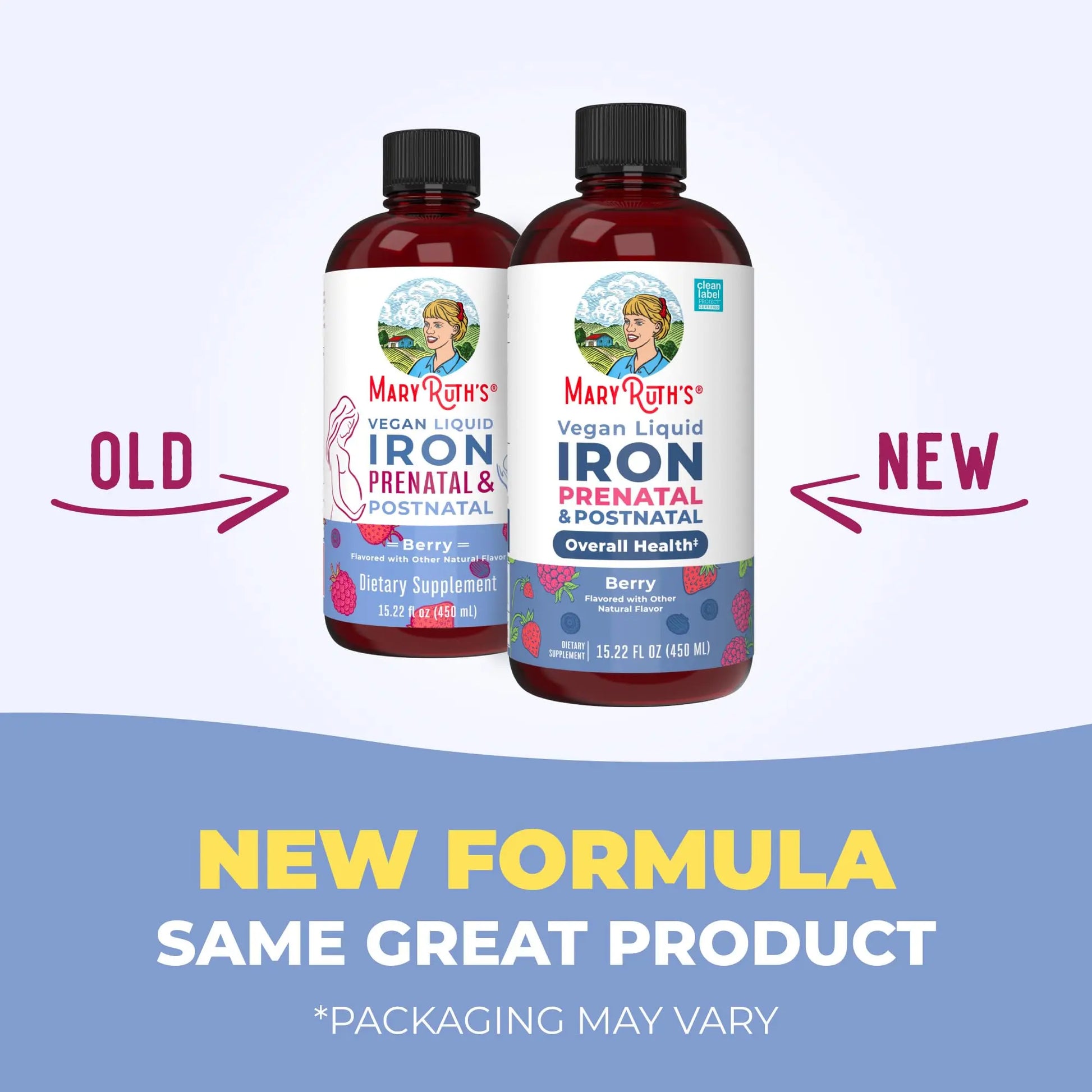 MaryRuth Organics | Liquid Iron Supplement Prenatal & Postnatal for Pregnant & Lactating | Iron Deficiency | Immune Support | Sugar/Gluten Free | Vegan | Non-GMO | 15.22 Fl Oz MARYRUTH'S Au supplements