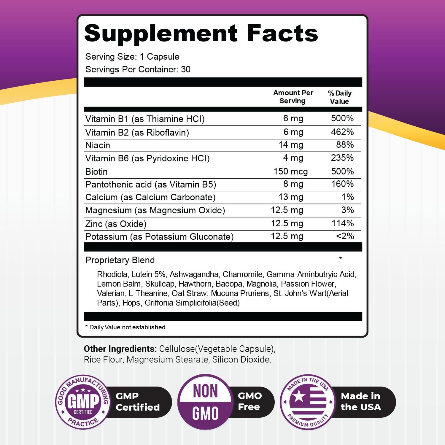GlucoShield Pro - Natural Supplement with Vitamins B1, B2, B6, Magnesium, Zinc & Calcium | Non-GMO, Stimulant-Free, Easy-to-Take | Made in the USA, GMP-Certified | 30 Capsules, 3 Month Supply Nature’s NutriWave Au supplements