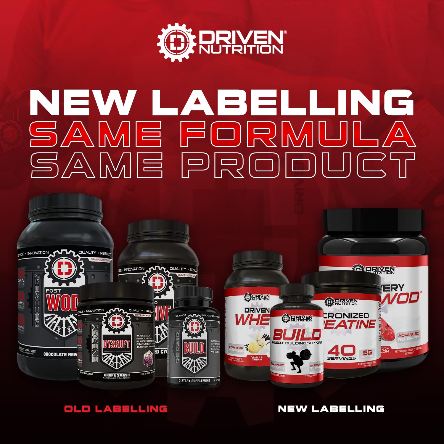 Driven WHEY- Grass Fed Whey Protein Powder: Delicious, Clean Protein Shake- Improve Driven Nutrition Au supplements
