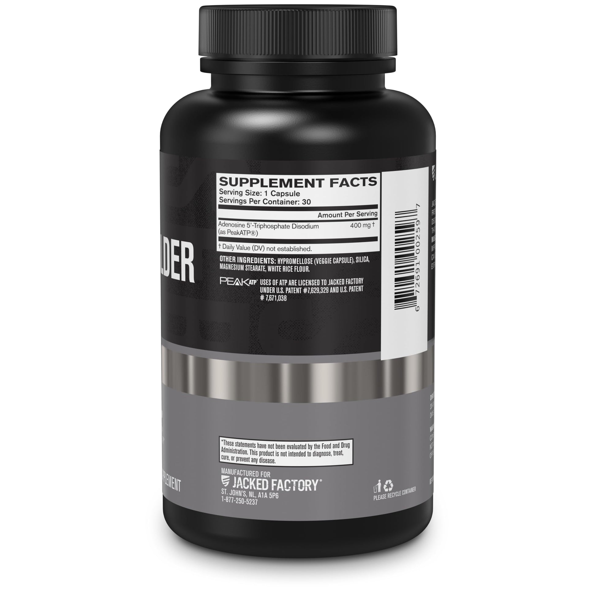 Jacked Factory Essentials Muscle Builder - ATP Muscle Builder for Men with Peak ATP to Support Muscle Gain, Enhance Athletic Performance, & Increase Strength - 30 Capsules Jacked Factory Au supplements