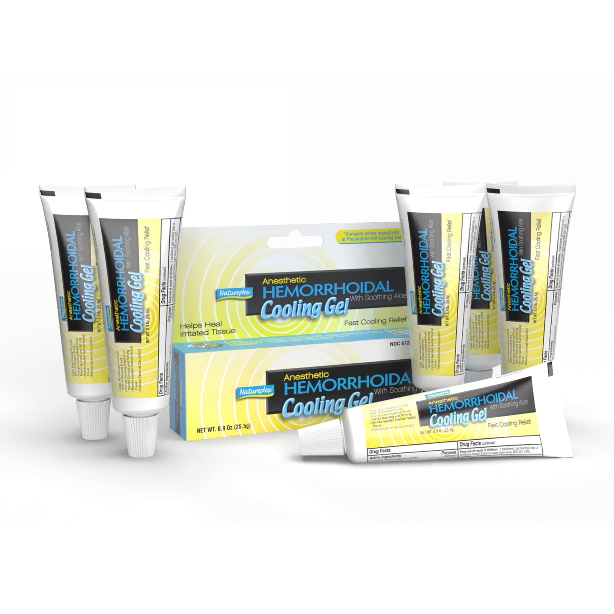 Natureplex Anesthetic Hemorrhoidal Cooling Gel with Soothing Aloe (6 Pack) Natureplex Au supplements