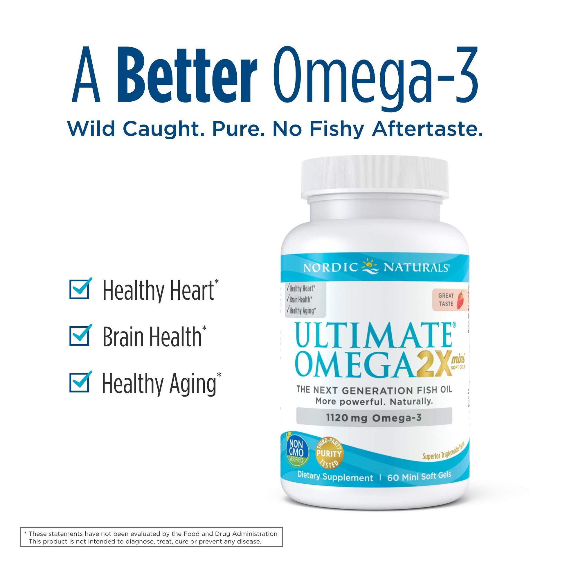 NORDIC NATURALS Ultimate Omega Minis, 60 CT Nordic Naturals Au supplements