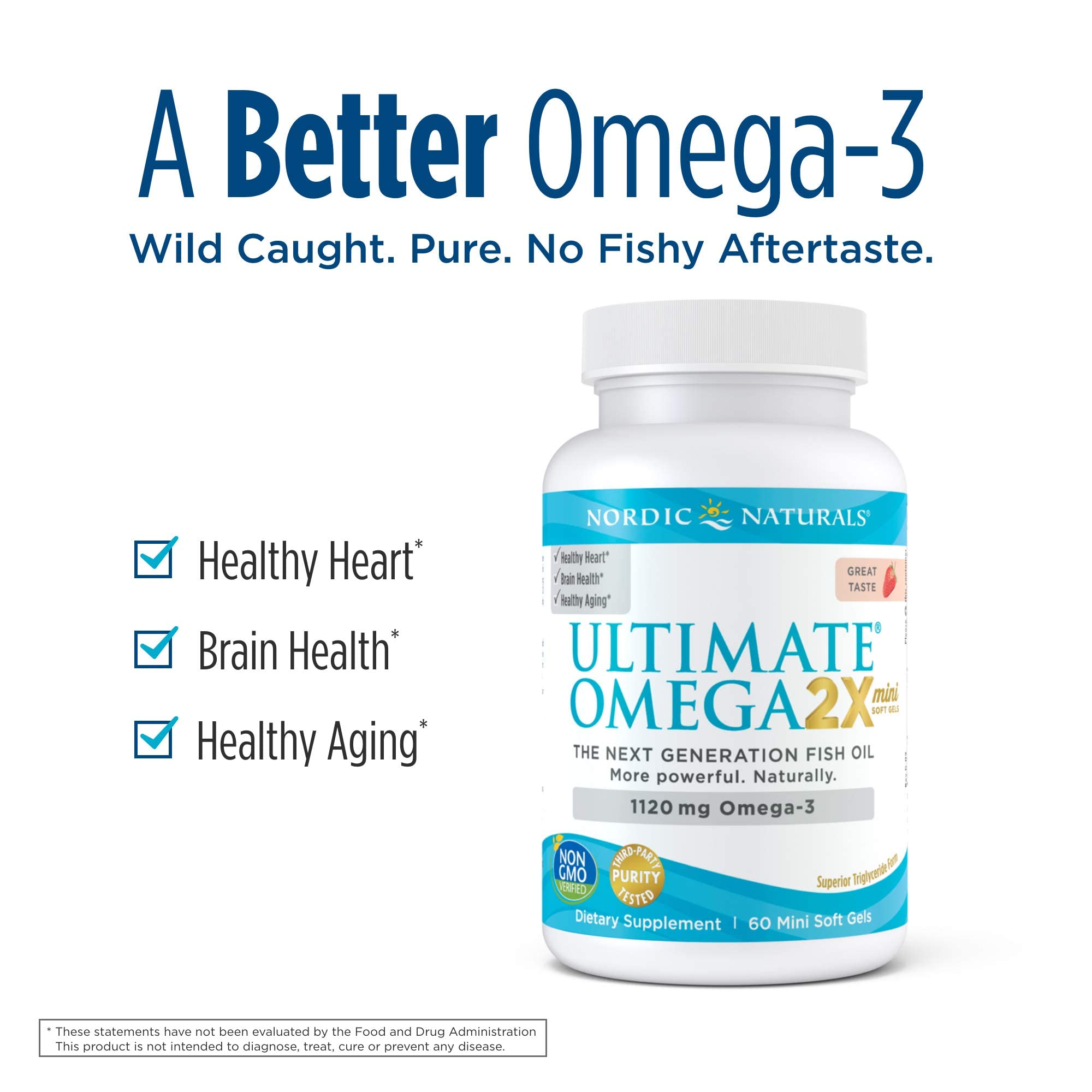 NORDIC NATURALS Ultimate Omega Minis, 60 CT Nordic Naturals Au supplements