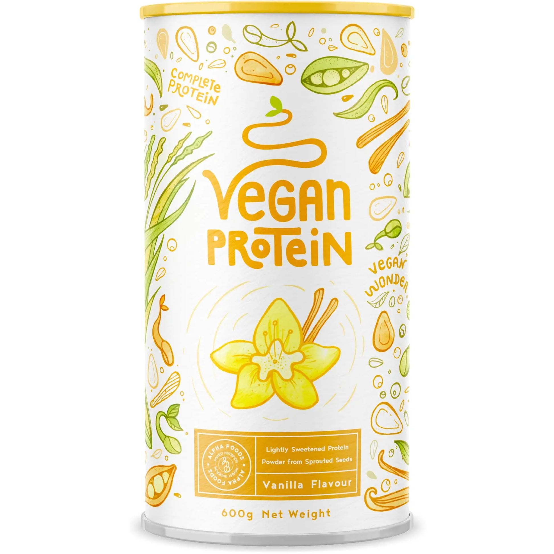 Vegan Protein Powder - Muscle Building Powder with Amino Acids - Plant Based Protein Shake Alpha Foods Au supplements