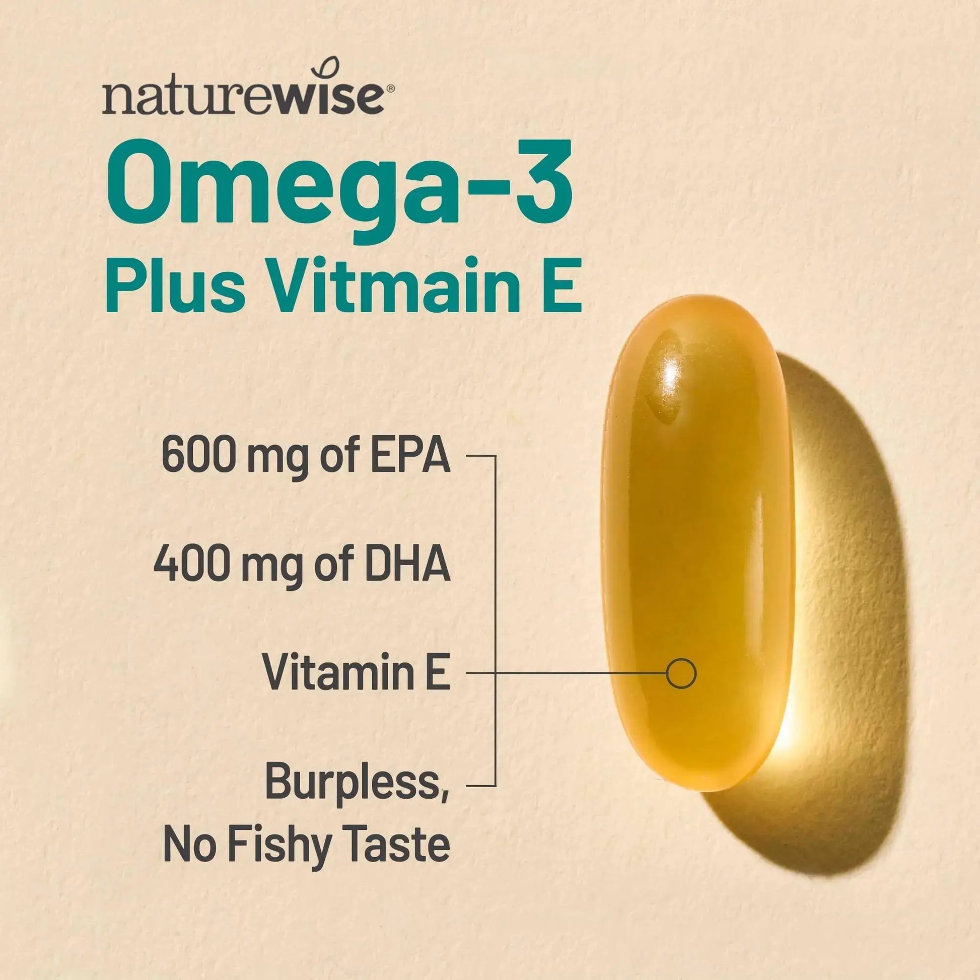 NatureWise [1] Multivitamin for Men - Non-GMO - 90 Capsules[45-Day Supply] + (Pack of 2) Omega 3 Fish Oil 1000mg + Vitamin E - Wild-Caught - 60 Softgels[30-Day Supply] NatureWise Au supplements