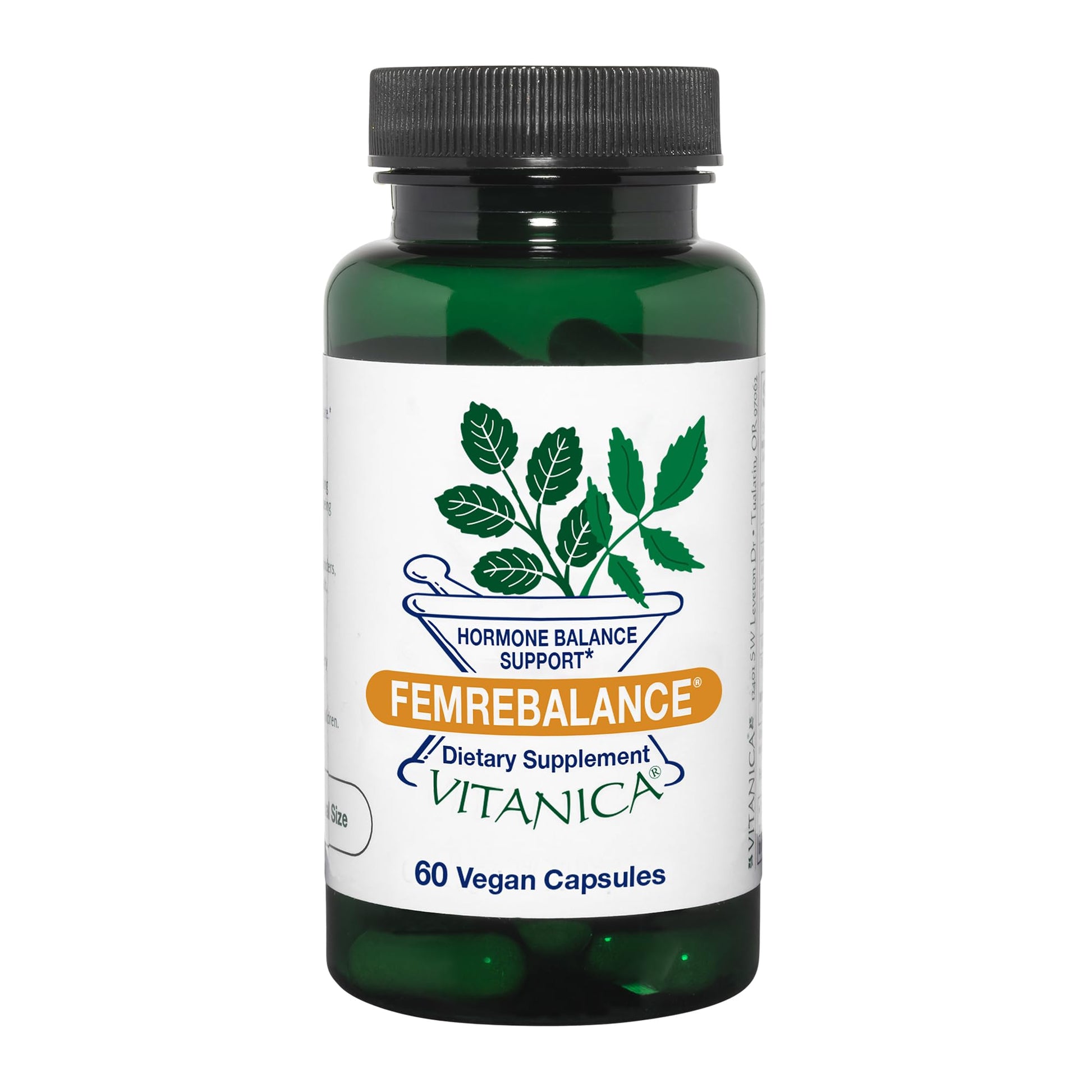Vitanica FemRebalance, Hormone Balance Support for Women, Vegan, 60 Capsules Vitanica Au supplements