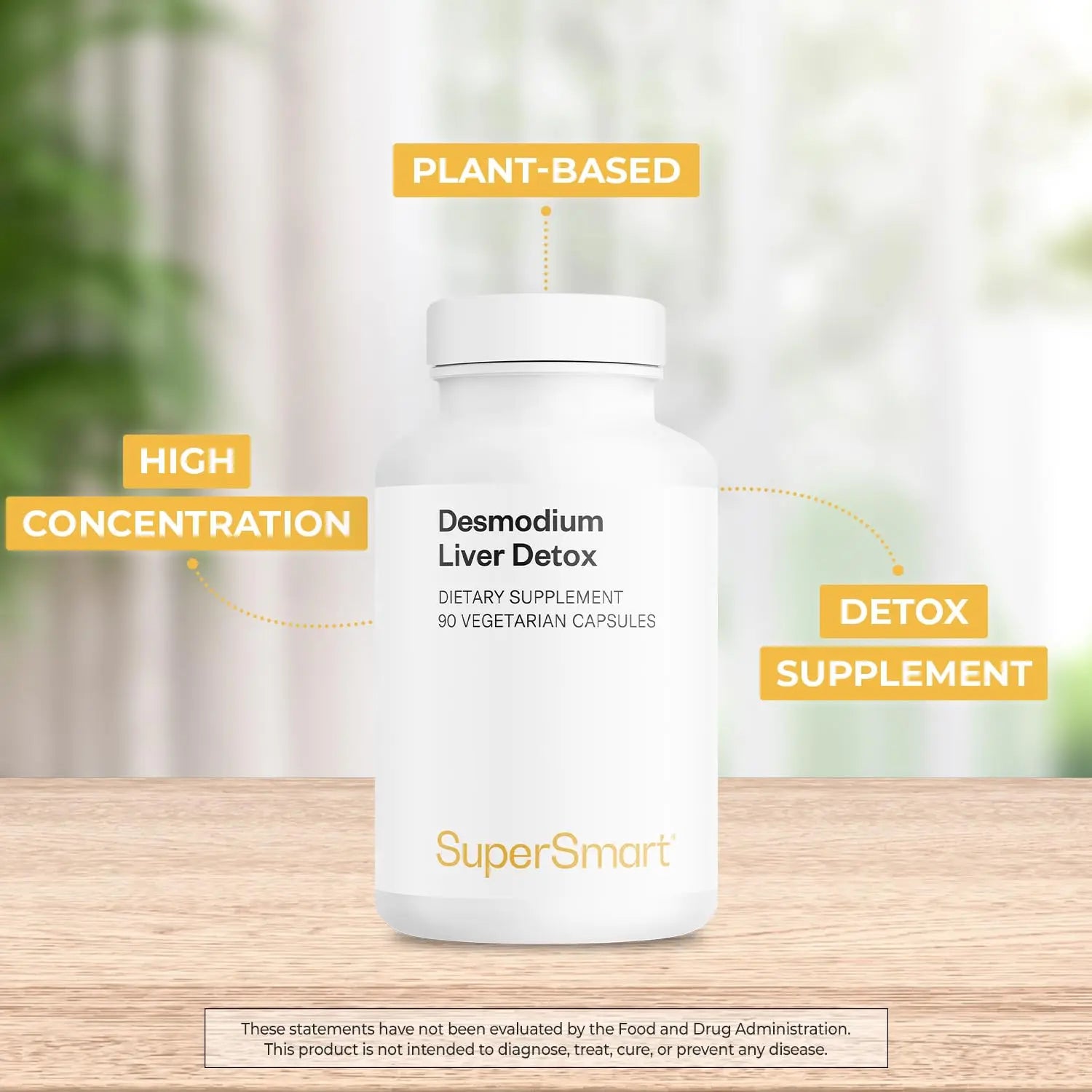 Supersmart - Desmo Forte ™ - Liver Support Supplement - 1:2 Liquid Extract of Desmodium Asdscendens | Non-GMO & Gluten Free - 250 ml Supersmart Au supplements
