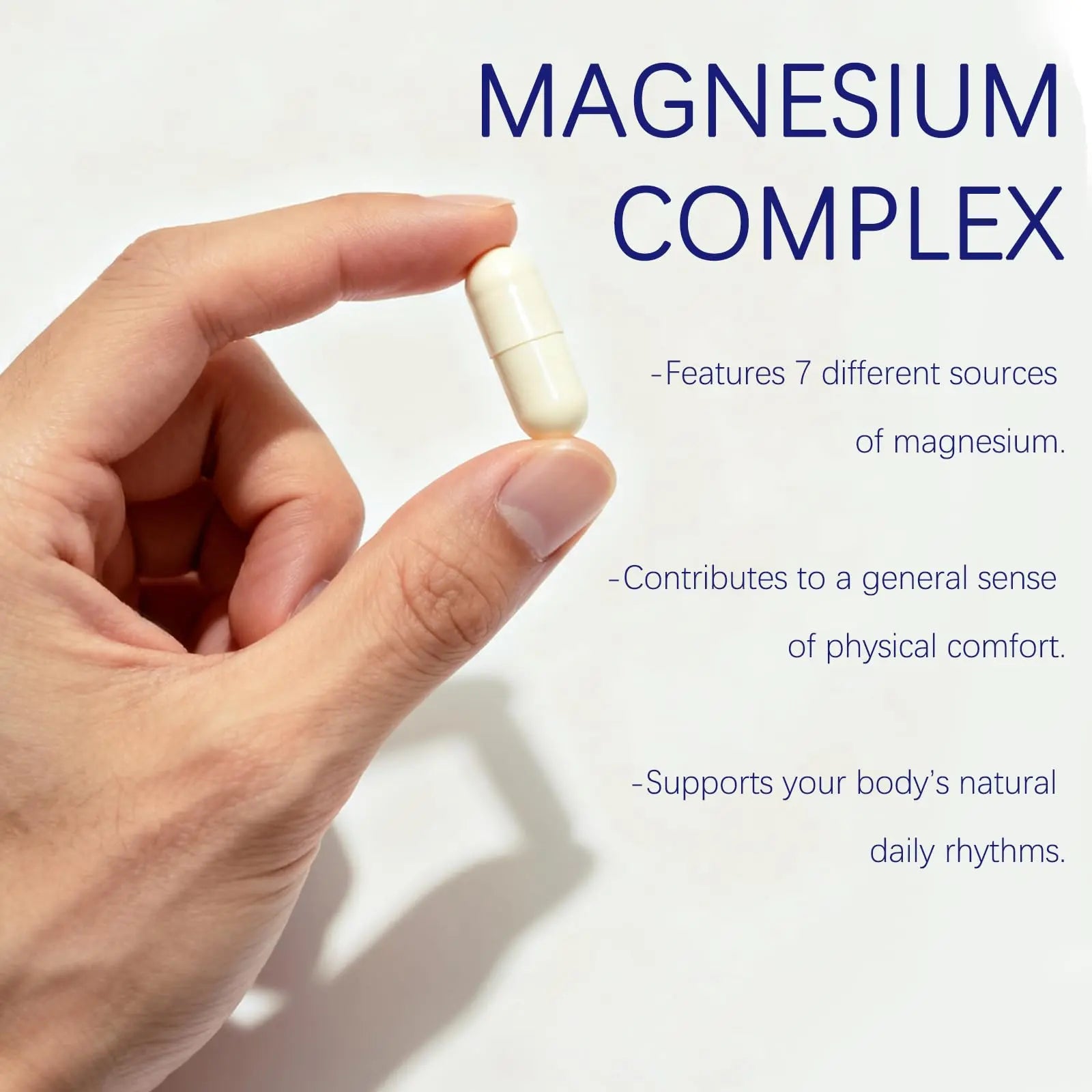 Magnesium Complex 1000mg - 7-in-1 Supplement with Glycinate, Citrate & Malate - Supports Muscle Relaxation, Sleep, Heart Health - High Absorption Capsules, 90 Count (1) CellJuvMax Au supplements