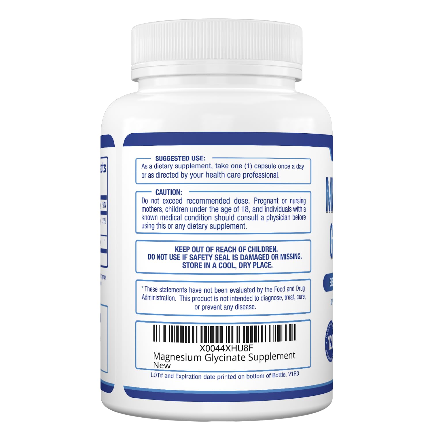 Purely Optimal Magnesium Glycinate 500mg – Sleep Support & Stress Relief – Gentle, High Absorption Magnesium Supplement for Muscle Relaxation, Calm & Nerve Support – 120 Capsules Purely Optimal Au supplements