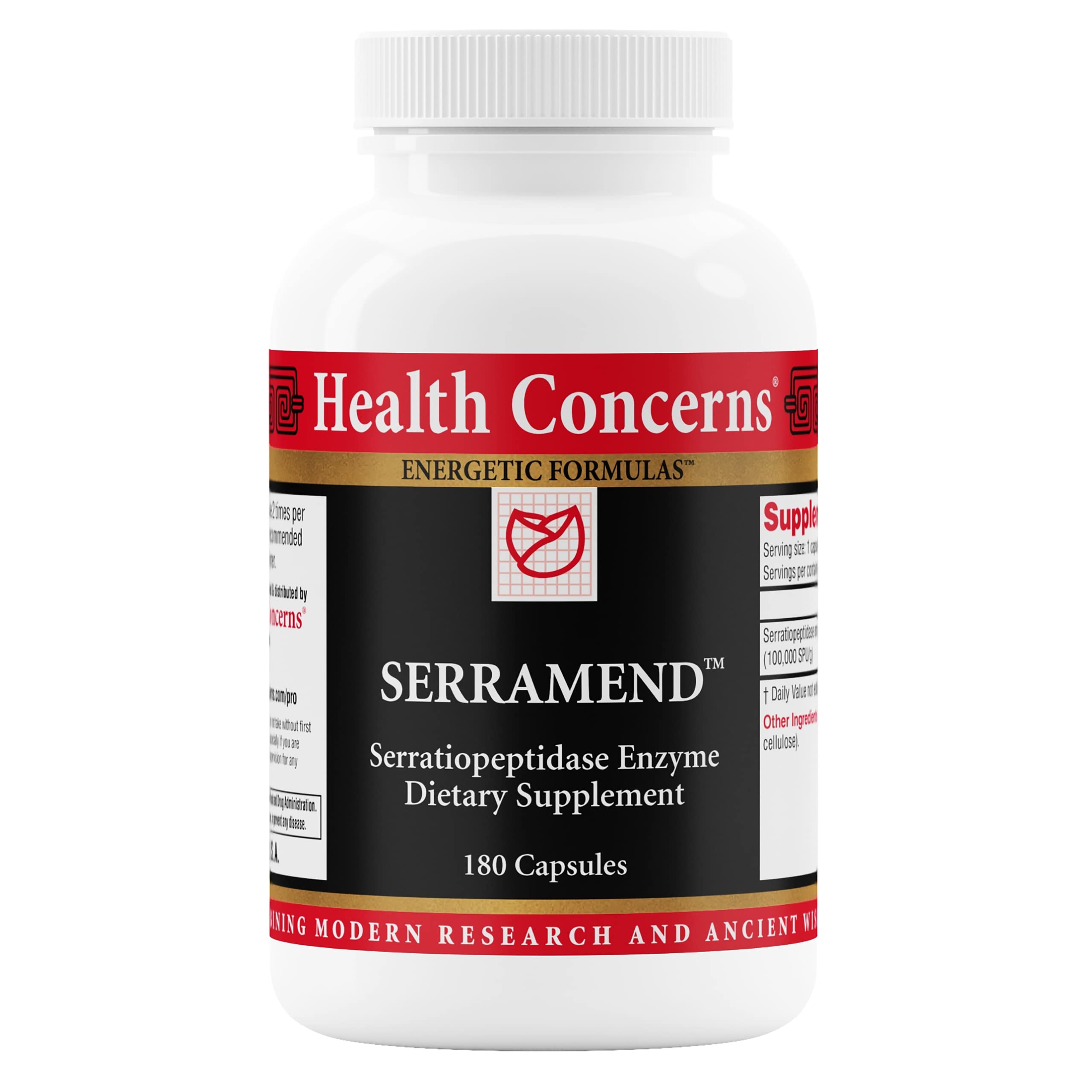 Health Concerns Serramend – Immune Defense Support Supplement – Serrapeptase Proteolytic Enzyme – Blood Circulation – Chinese Herbal Supplement for Men & Women – 180 Capsules Health Concerns Au supplements