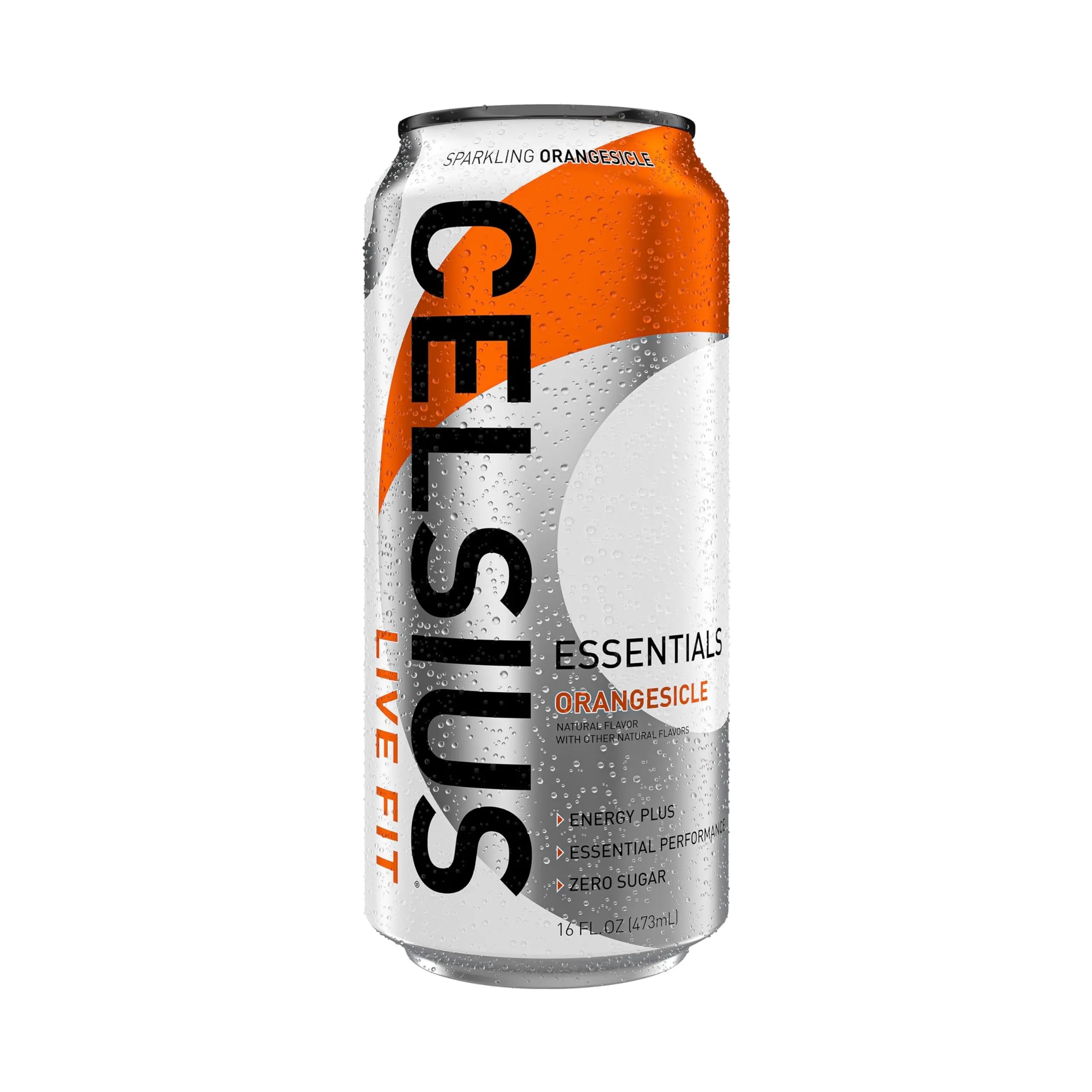CELSIUS ESSENTIALS, Sparkling Orangesicle, Performance Energy Drink 16 Fl Oz (Pack of 12) CELSIUS Au supplements