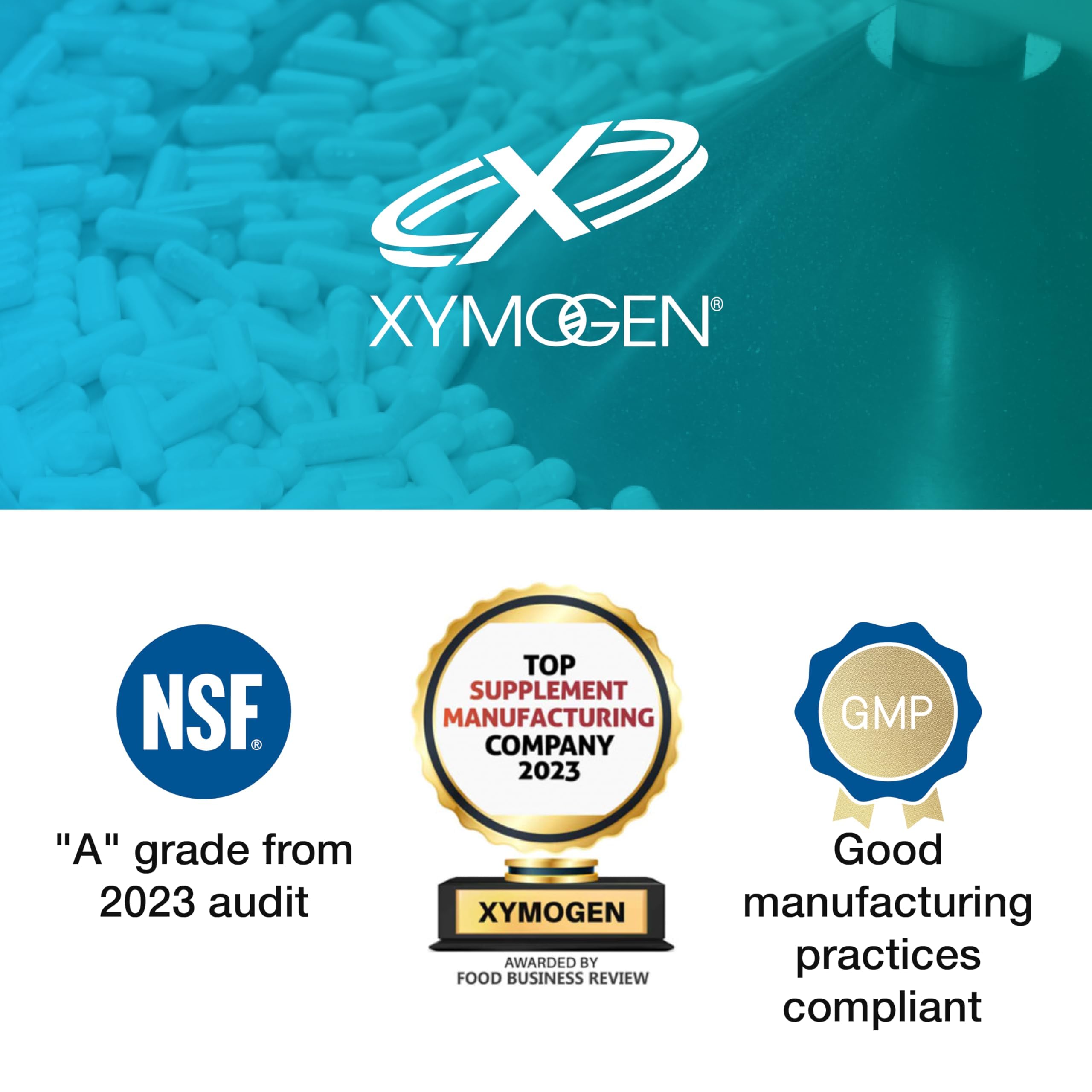 XYMOGEN Saloxicin - Antioxidant Support Supplement - Grape Seed Extract, Pomegranate Fruit & Cranberry Supplement - White Willow Bark & Boswellia Extract - 120 Capsules XYMOGEN Au supplements