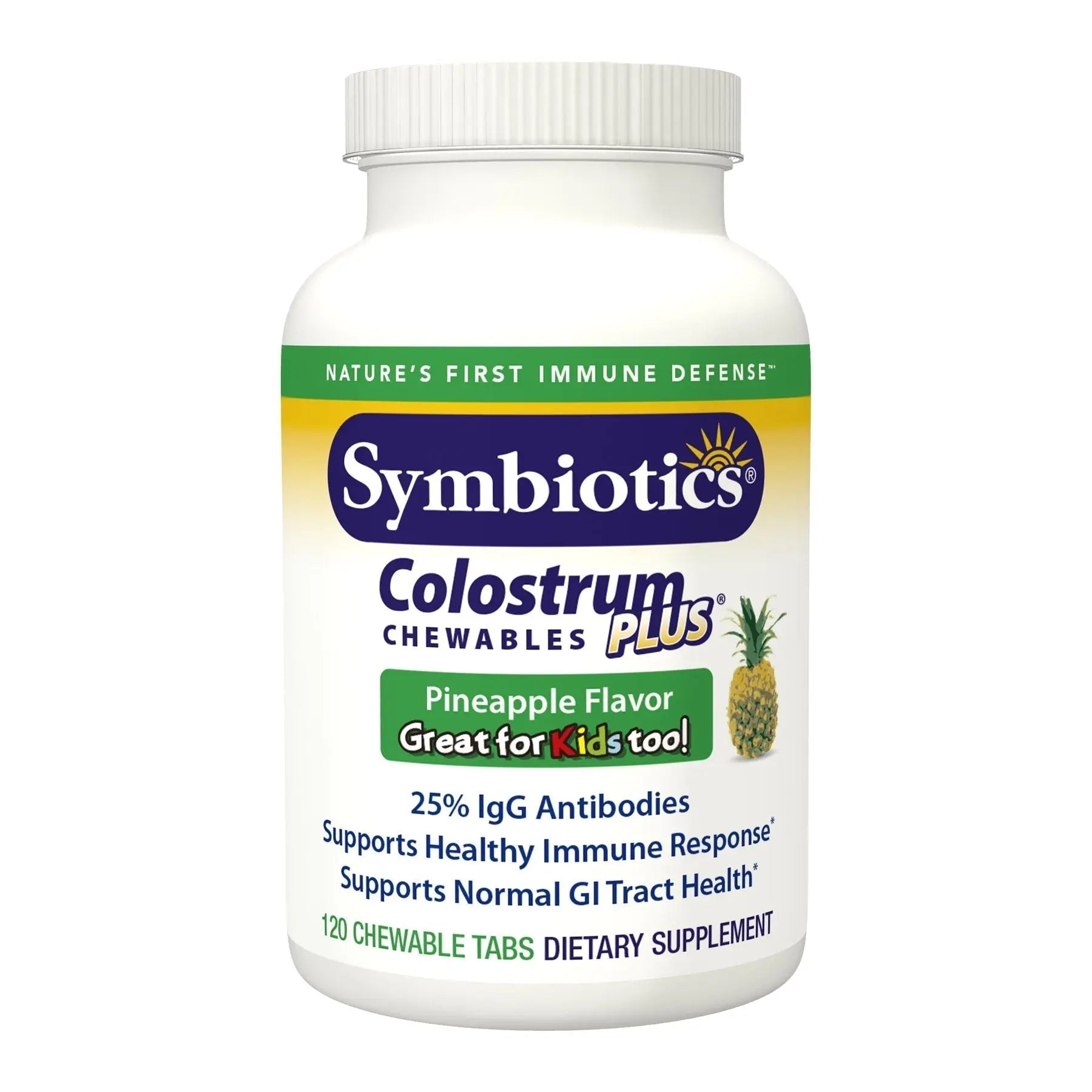 Symbiotics Immunity Support Colostrum Plus Chewables (Pineapple) Symbiotics Au supplements