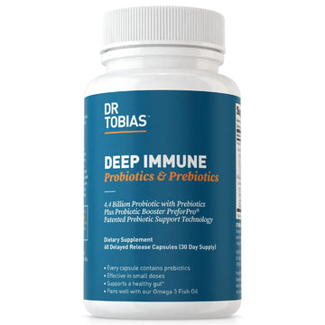 Dr. Tobias Deep Immune Probiotics & Prebiotics, 4.4 Billion CFU Probiotics for Women Dr. Tobias Au supplements