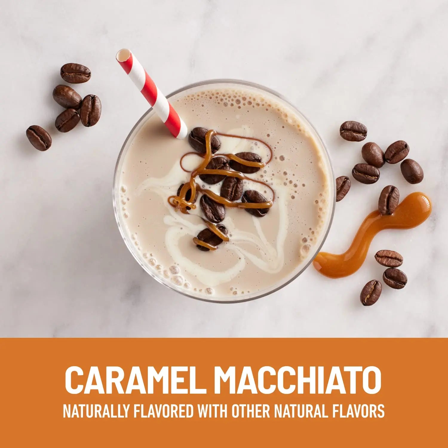 SlimFast Protein Shake with Caffeine, Caramel Macchiato- 20g Protein SlimFast Au supplements