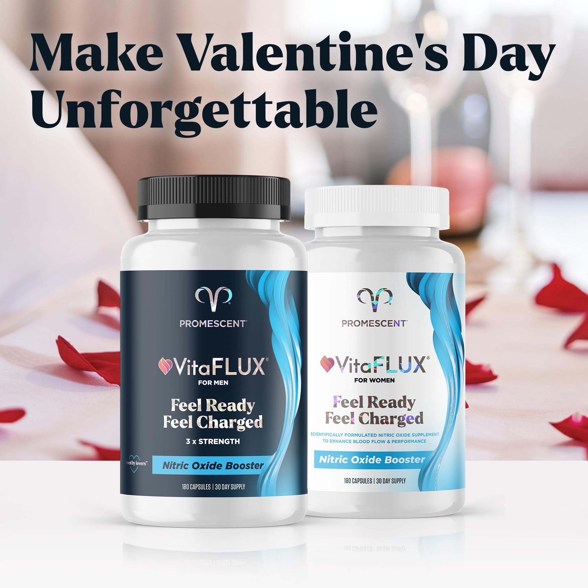 Promescent VitaFLUX Nitric Oxide Supplements for Men, Fast Acting Male Enhancing Pills for Stamina, Size & Performance, L-Arginine L-Citrulline L-Carnitine (30 Servings) Promescent Au supplements