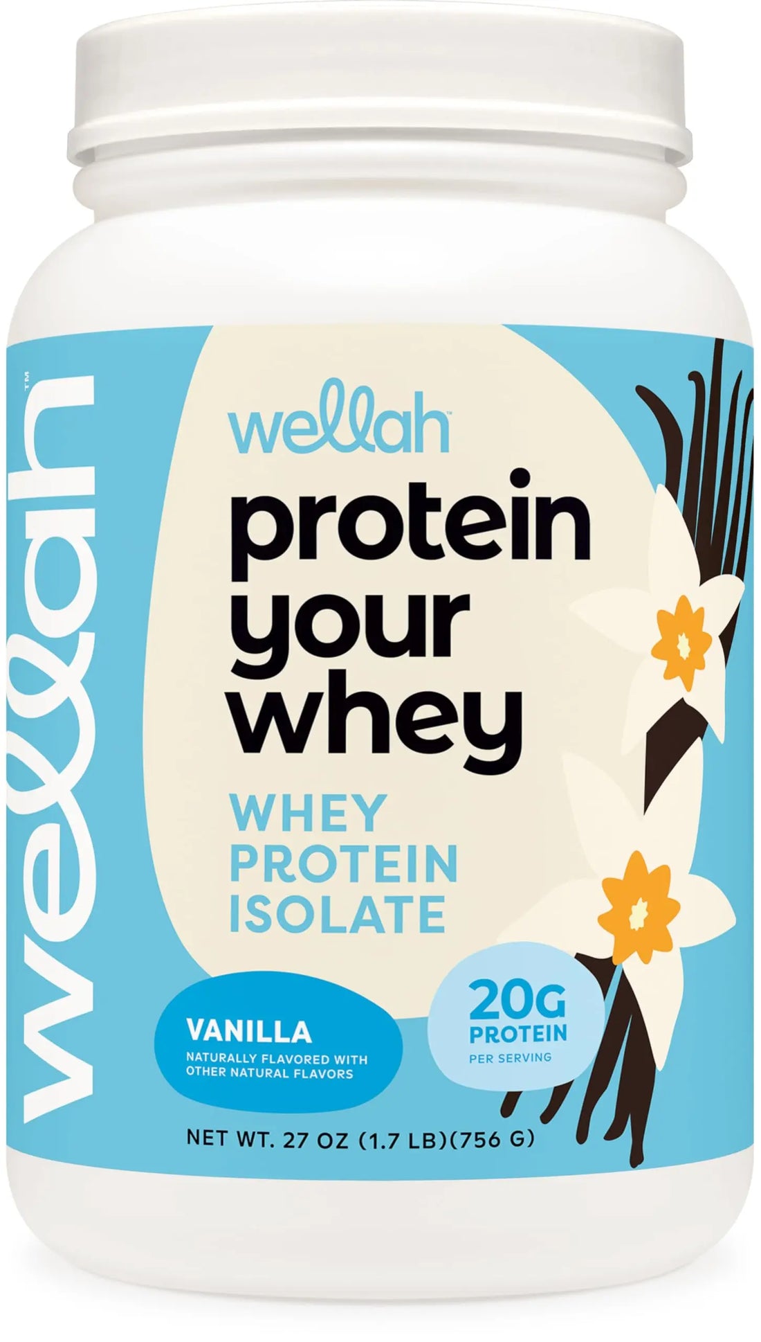 Wellah Your Whey (30 Servings, Vanilla) - Whey Protein Isolate Protein Wellah Au supplements